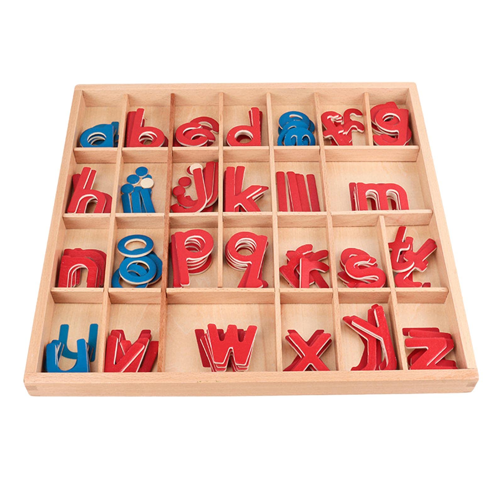 Montessori Alphabet Learning Toys - English Lowercase Letter Language Objects for Kids, Educational Activity Set for Toddlers & Preschoolers | Perfect Birthday Gift for Classroom & Homeschooling Use