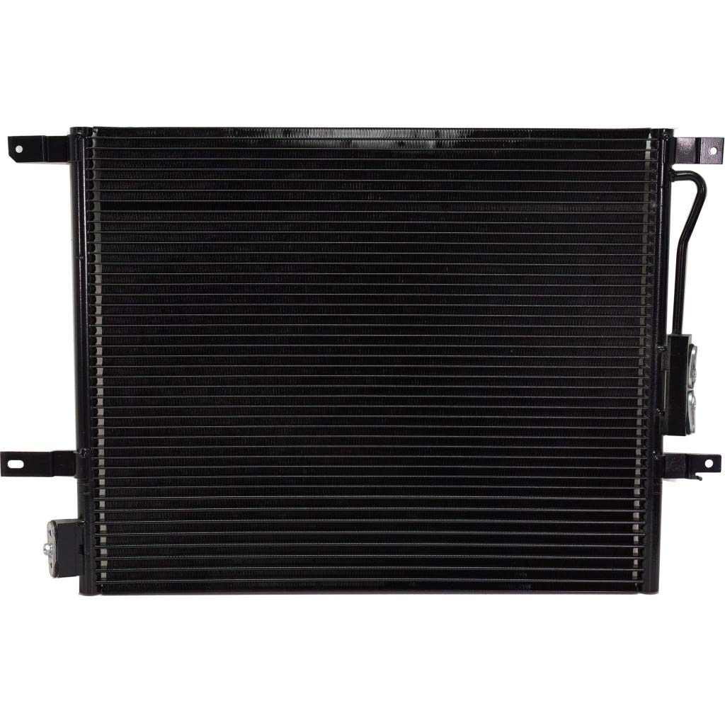 2004 Jeep Grand Cherokee A/C Condenser - Aluminum Core with Transmission Cooler - Replaces DPI# 3259, CH3030207, 55116931AA - Perfect for Summer Cooling & Off-Road Vehicle Maintenance