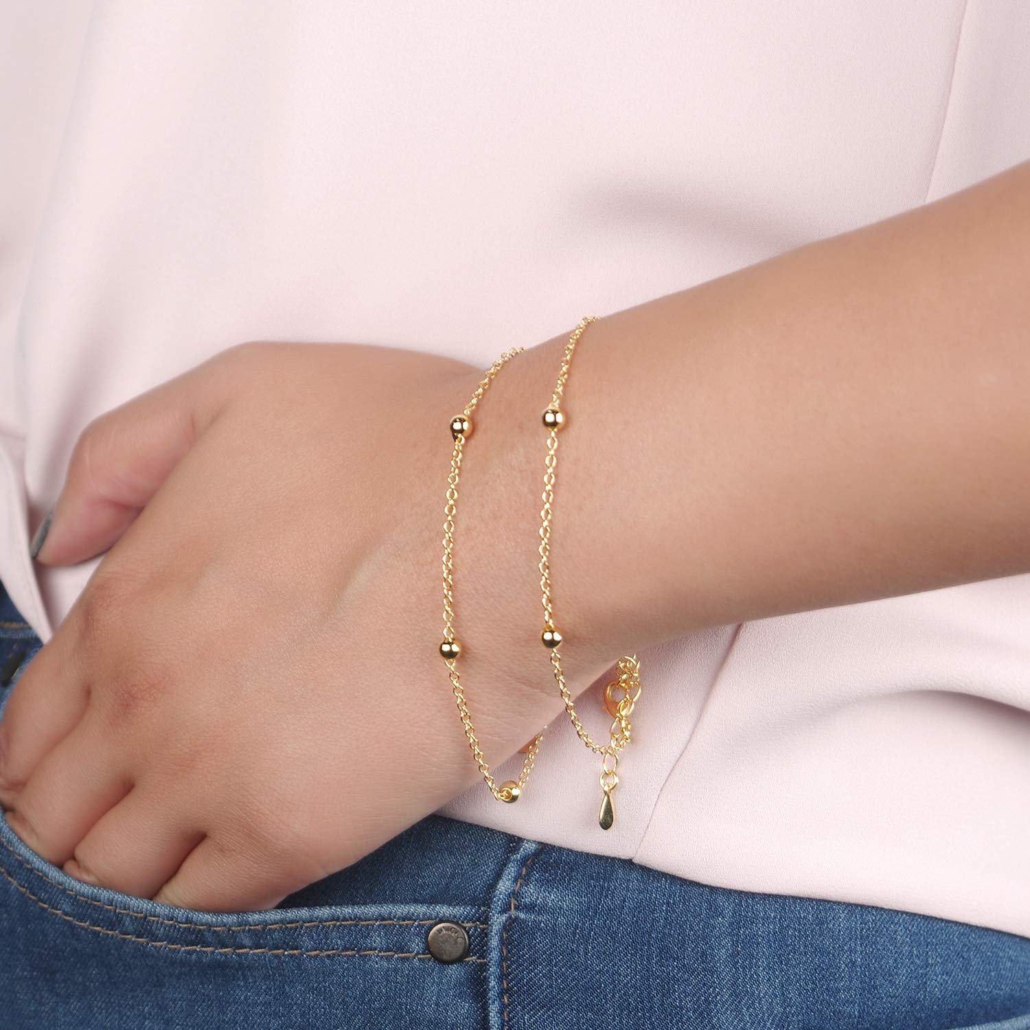 Dear Ava Soul Sisters Bracelet Set - Best Friend Gift Jewelry for Long Distance Friendship, Inspirational Quotes, Friends Forever - Heartfelt Card & Jewelry Gift for Birthday, Holidays & Special Occasions (Set of 2 Dot Bracelets) - Perfect for Sisterhood Bonding, BFF Gifts & Meaningful Moments