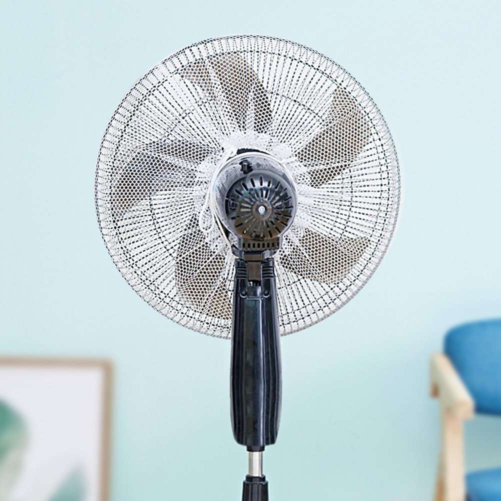 Family Fan Cover - Kid Finger Protector & Safety Fan Guard Net - Washable Summer Fan Cover for Baby Proofing & Home Safety - Perfect for Nursery, Bedroom, and Playroom