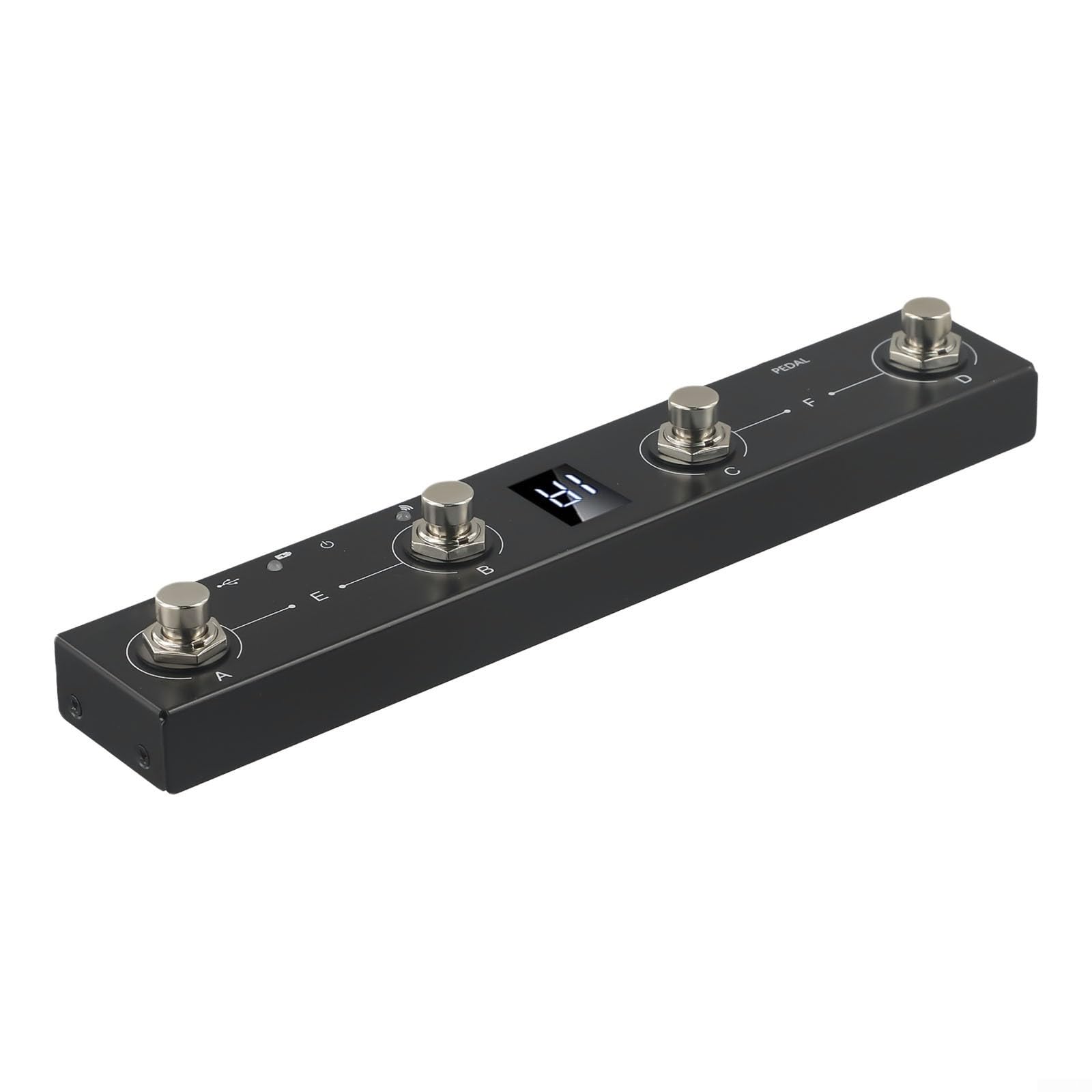 Metal Chocolate BT Wireless MIDI Controller - Rechargeable 4-Button Portable MIDI Foot Pedal for Music Production & Live Performance | Perfect for Guitarists, DJs & Electronic Musicians
