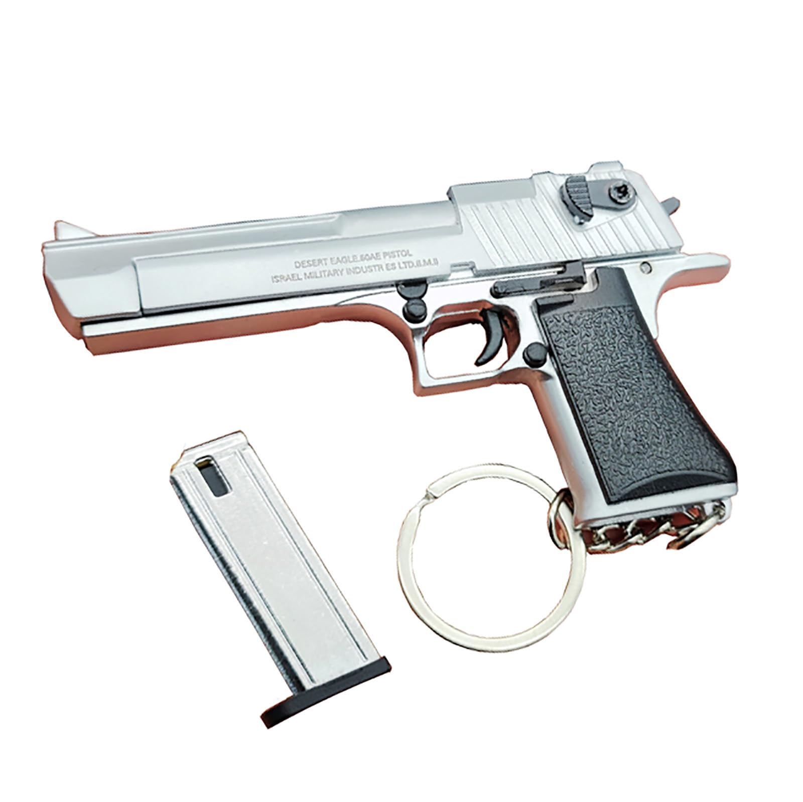 Mini Gun Keychain - Tactical Pistol Shaped Key Ring for Men, Cool Tiny Gun Model Gift - Perfect for Keychains, Backpacks, and Tactical Gear Enthusiasts