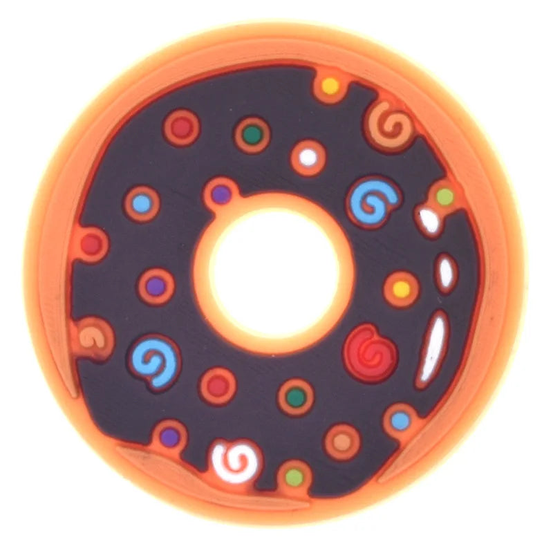 Trendy Donut Shoe Charms Pins for Crocs - Cute Decorative Accessories for Kids & Adults - Perfect Christmas, Birthday Party Gifts for Boys & Girls - Great for School, Travel & Casual Wear