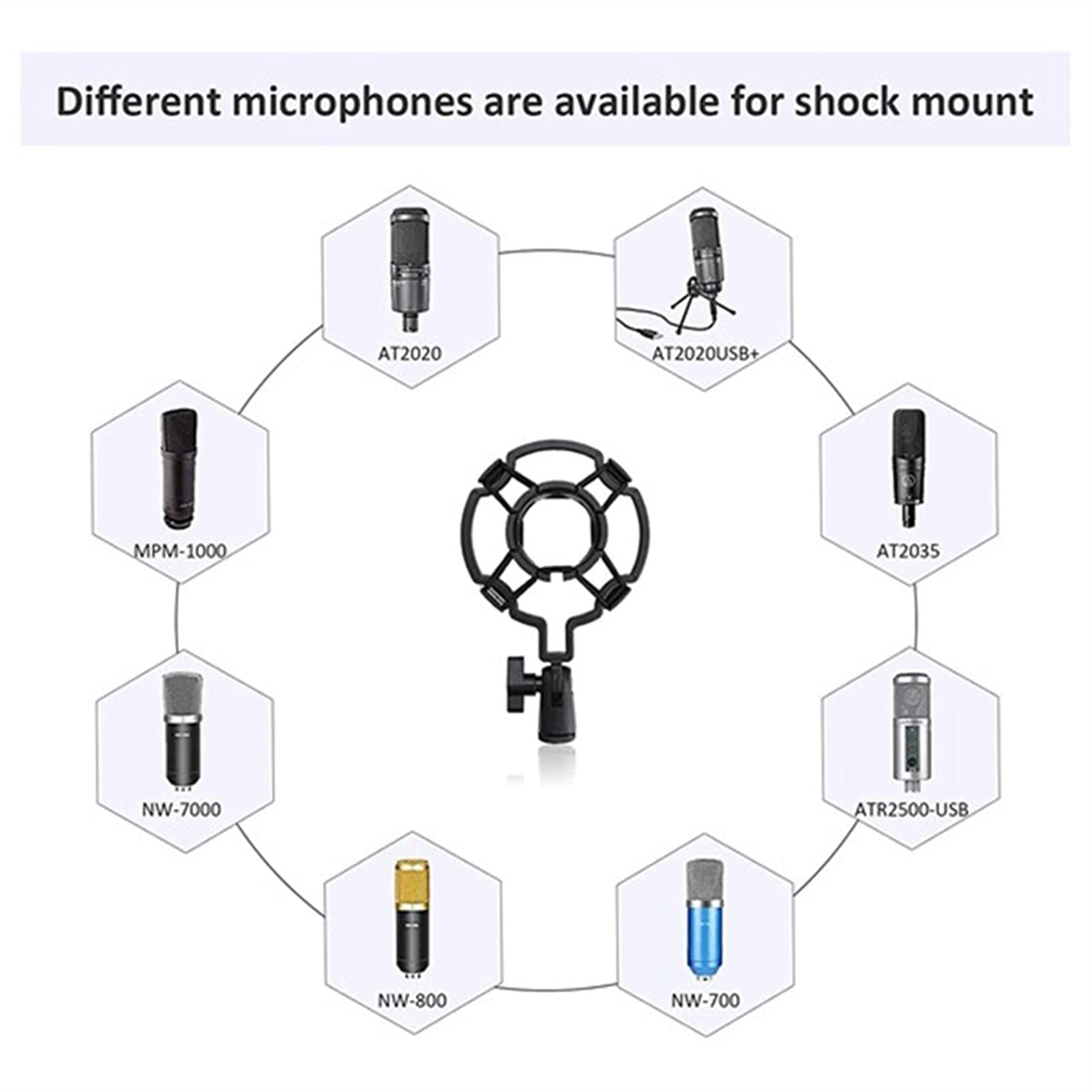 Adjustable Microphone Boom Arm Stand with Suspension Scissor - Compatible with Blue Snowball & Other Mics, Phone Holder - Black | Perfect for Podcasting, Streaming & Home Studio Recording