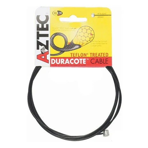 Durable Aztec DuraCote Mountain Bike Brake Cable - 1800mm for Smooth Braking Performance | Ideal for MTB, Trail Riding & Off-Road Cycling