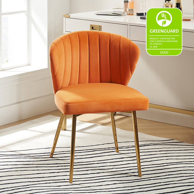 Luxury Aruna Velvet Upholstered Accent Chair - Soft Velvet Fabric, Comfortable Seating for Living Room, Bedroom, or Office - Elegant Home Decor & Stylish Furniture