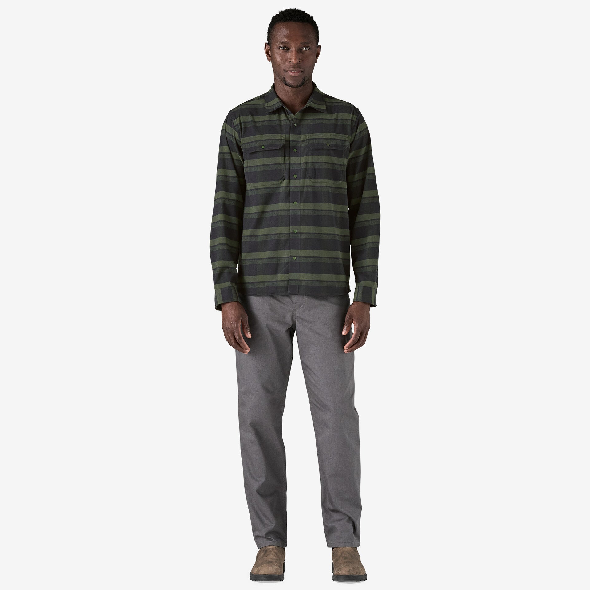**Men's Canyonite Flannel Shirt - Soft Plaid Long Sleeve Button-Up for Casual & Outdoor Wear - Perfect for Camping, Hiking, and Fall Layering**