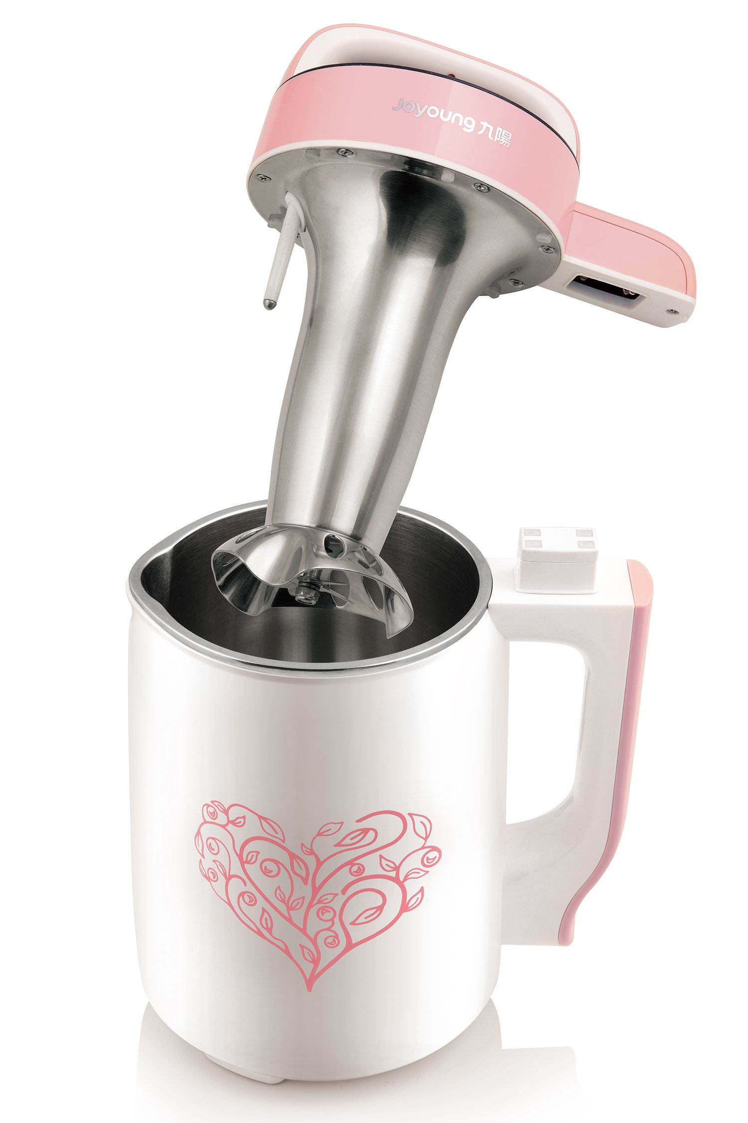 Joyoung DJ06M-DS920SG 600ML Mini Automatic Soy Milk Maker with Easy-Clean Function, Soup Maker for Home Kitchen - Perfect for Healthy Breakfast, Vegan Drinks & Homemade Soups
