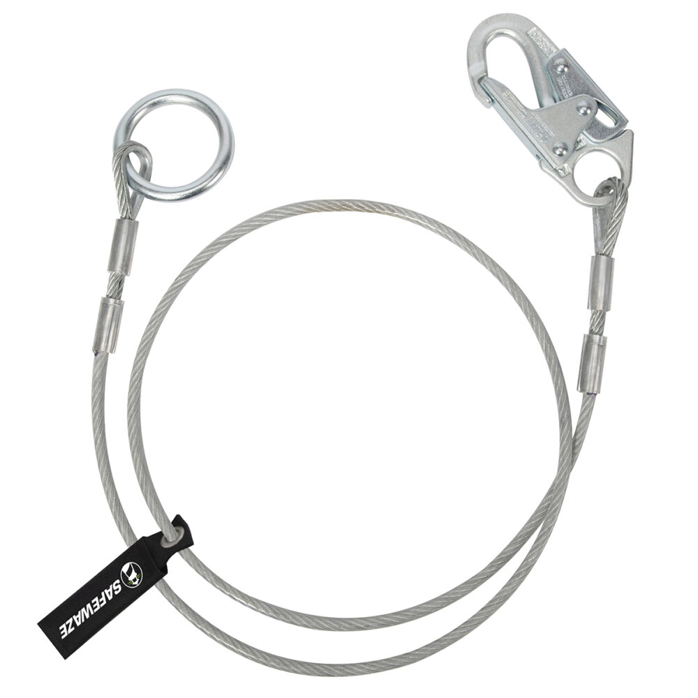3ft/6ft/8ft/10ft Nylon Cable Extender with Snap Hook - Heavy Duty Extension Cord for Outdoor Camping, RV Travel & Home Use