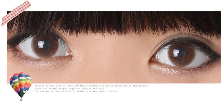 Monet Brown Colored Contact Lenses (2 Pack) - 6 Month Supply - Natural Eye Color Change for Daily Wear & Special Occasions