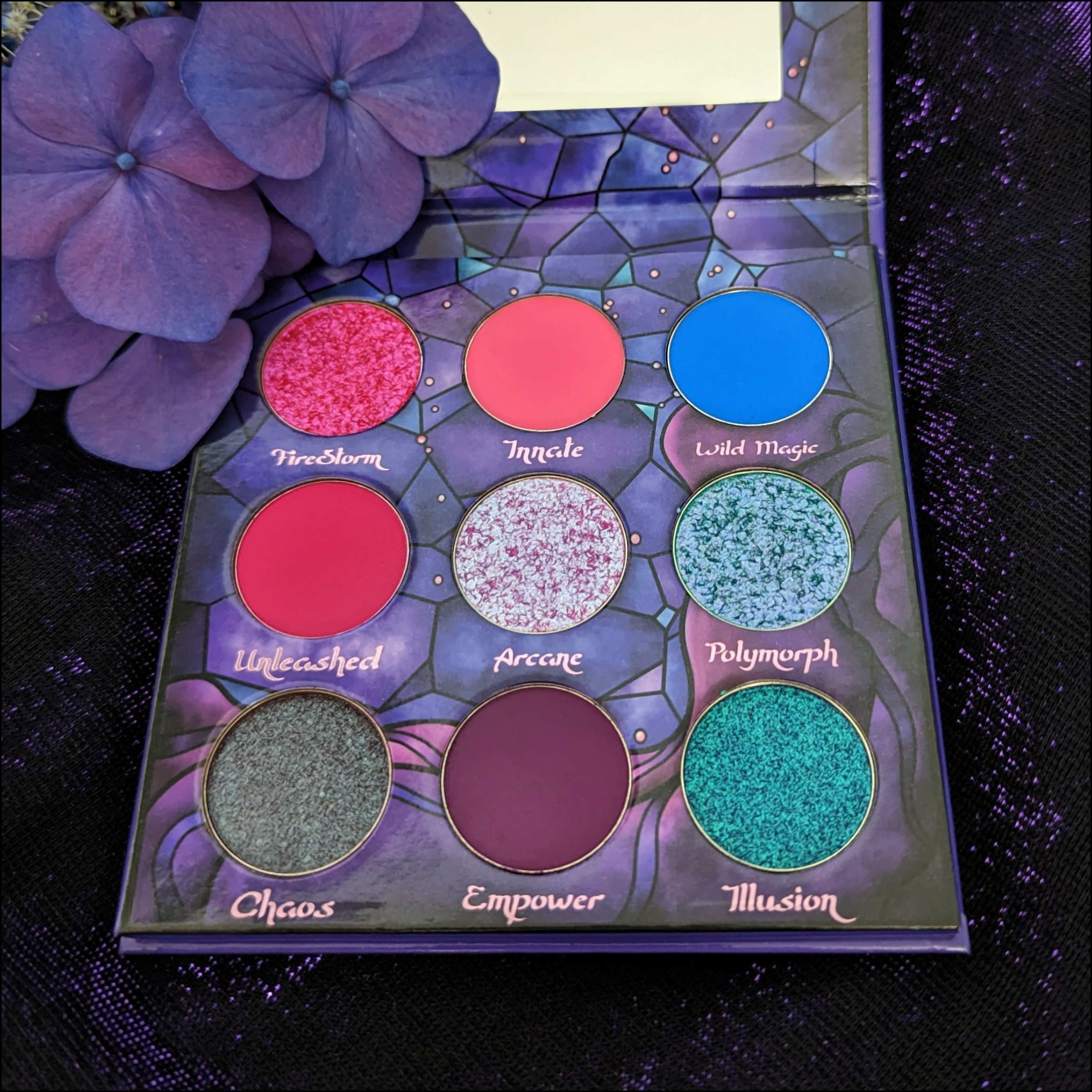 Sorcerer Eyeshadow Palette - 12 Highly Pigmented Matte & Shimmer Shades for Professional Makeup | Perfect for Day to Night Looks, Parties, and Special Occasions
