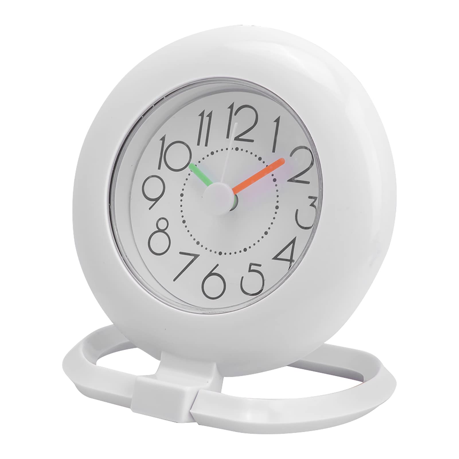 Waterproof Digital Shower Wall Clock - Bathroom & Kitchen Decor (White) for Home Use