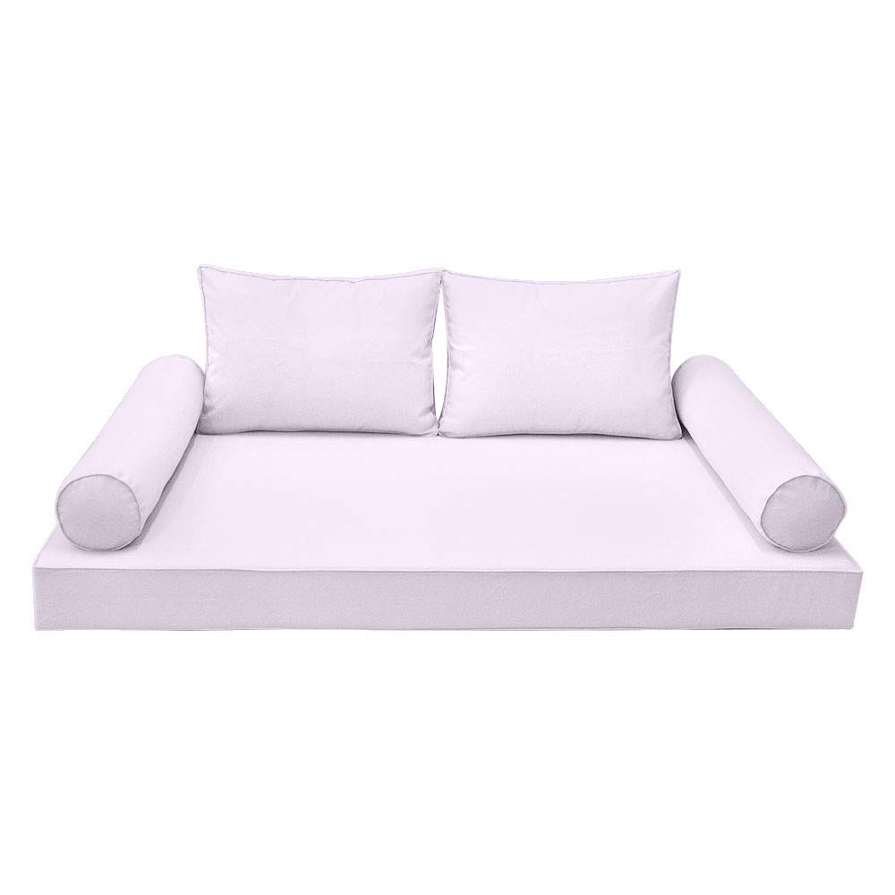 Prolinemax S1 Outdoor Daybed Slipcover with Piped Trim - Twin Size AD107 - Waterproof & UV Resistant Cushion Cover for Patio, Poolside, and Garden Furniture