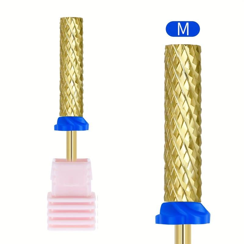 Professional Extra Long Barrel Tungsten Carbide Nail Drill Bit for Acrylic & Gel Nails - Perfect for Salon, Home Manicure & Pedicure Use