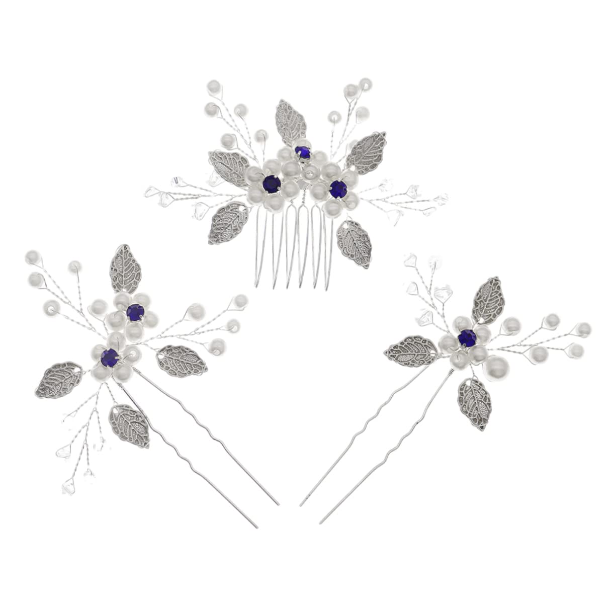FOMIYES Elegant Leaf Hairpin for Wedding Bridal Hair Accessories - Bridesmaid Hair Decor for Boho, Vintage & Beach Weddings