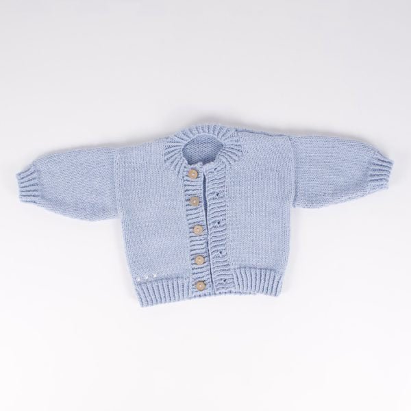 Baby Cardigan Knitting Kit - Complete DIY Knitting Set for Newborns & Toddlers | Soft Yarn, Needles & Patterns Included | Perfect for Handmade Baby Gifts & Nursery Projects