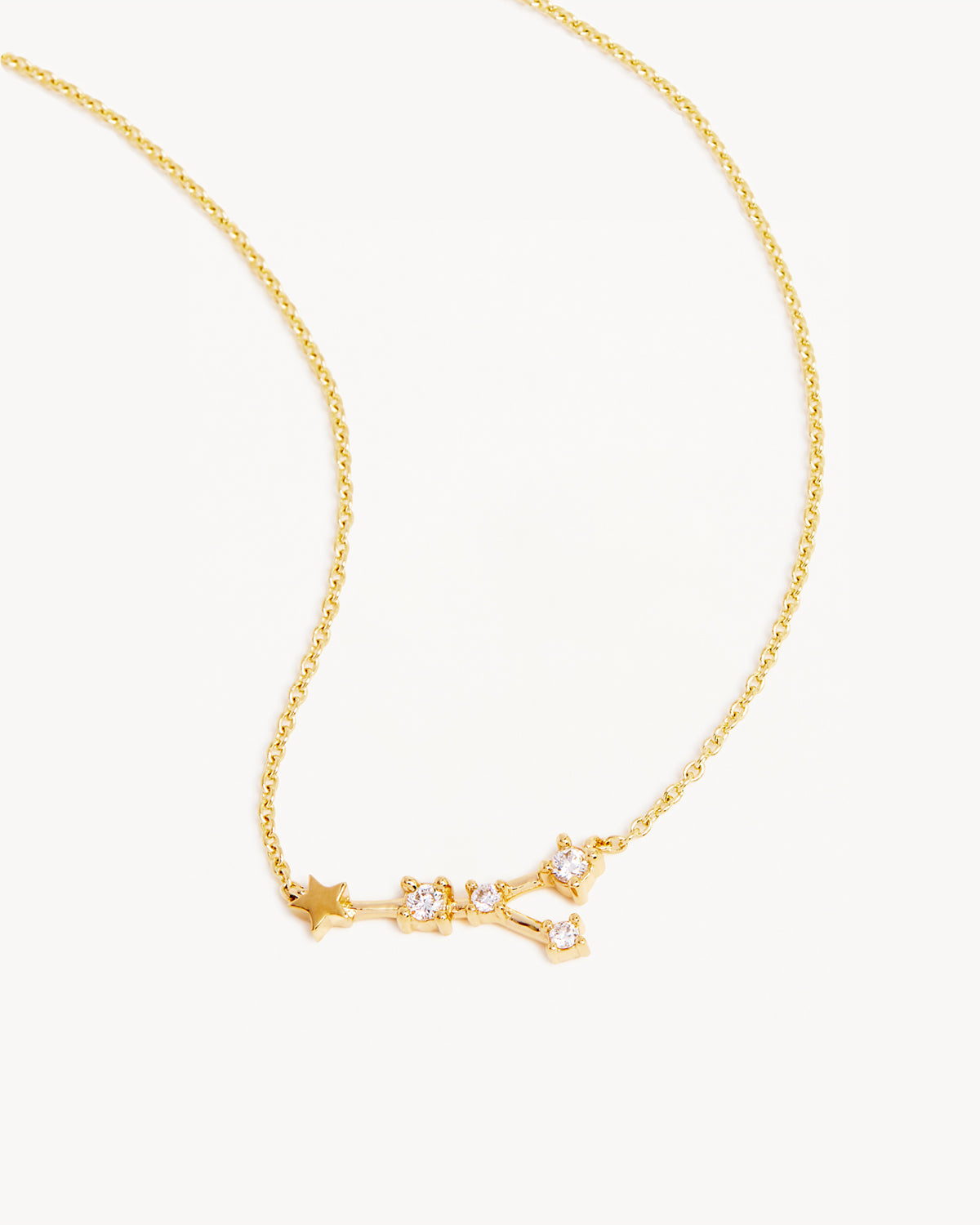 14K Solid Gold Starry Night Zodiac Constellation Diamond Necklace - Cancer Zodiac Sign Jewelry for Women, Perfect Birthday Gift & Anniversary Present for Her | Elegant Everyday Wear & Special Occasions