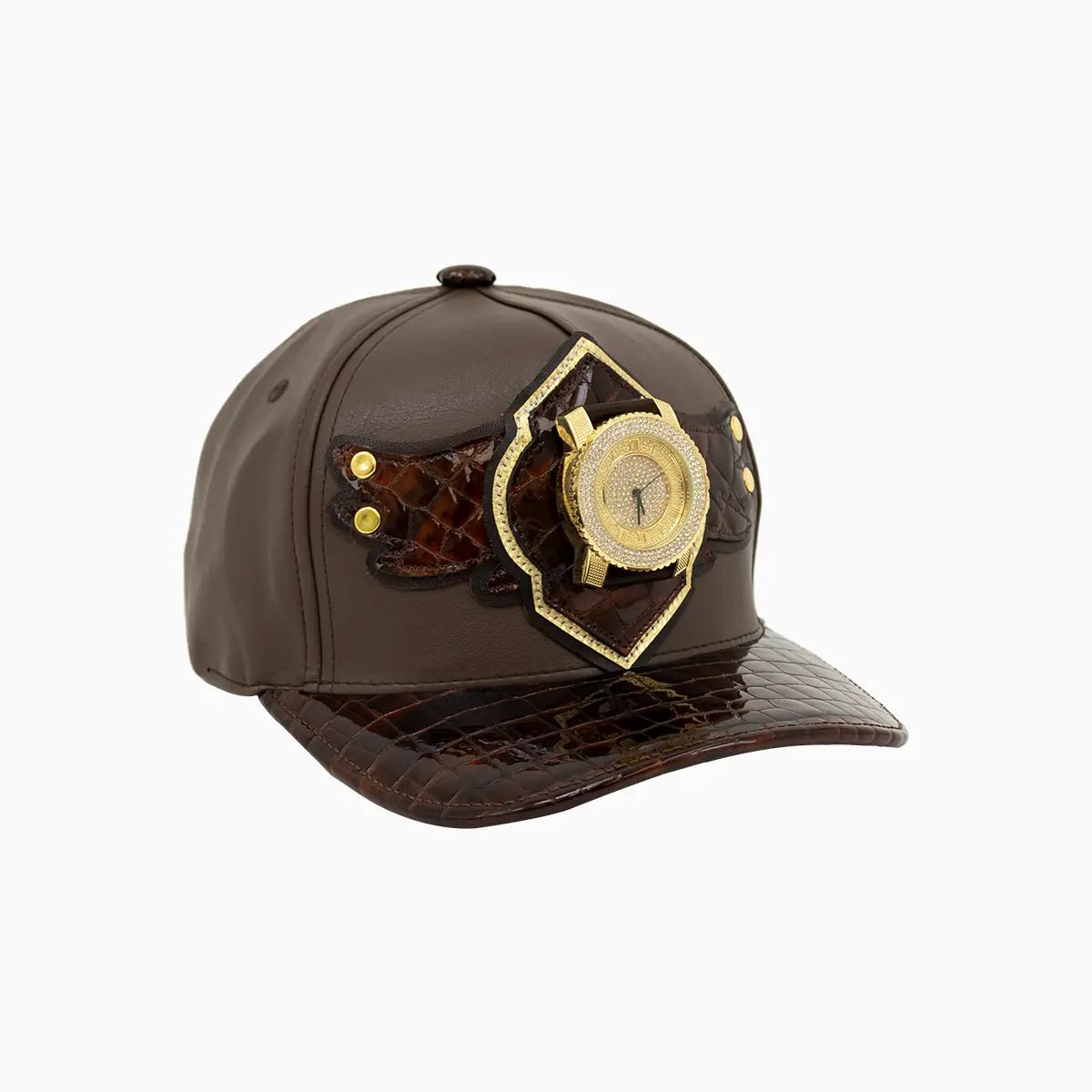 Breyer's Buck 50 Leather Watch Hat - Genuine Leather Adjustable Cap for Men - Perfect for Outdoor Adventures, Hunting, and Casual Wear