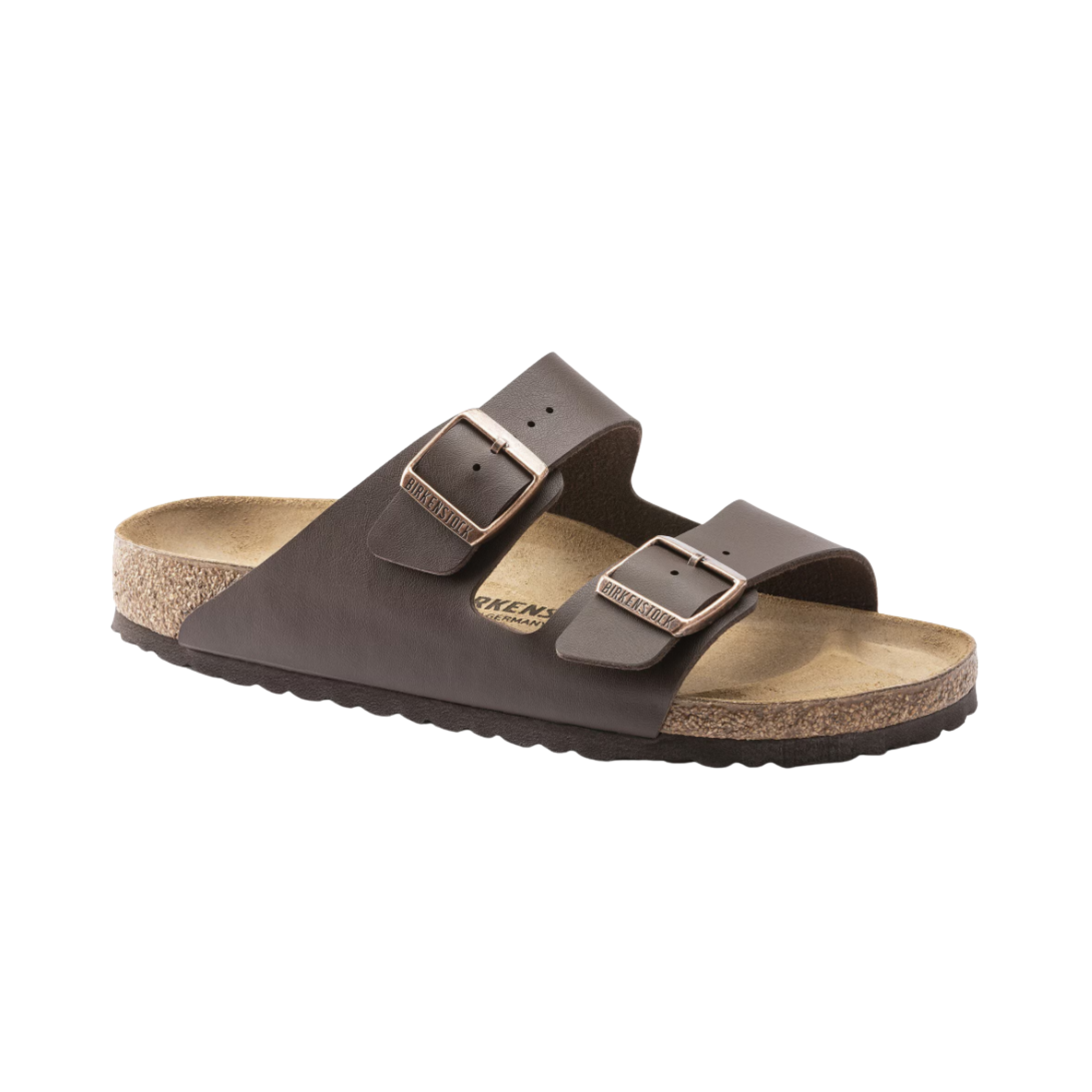 Arizona Women's Sandals - Dark Brown Birko-Flor Comfortable Footwear for Casual Wear & Outdoor Activities