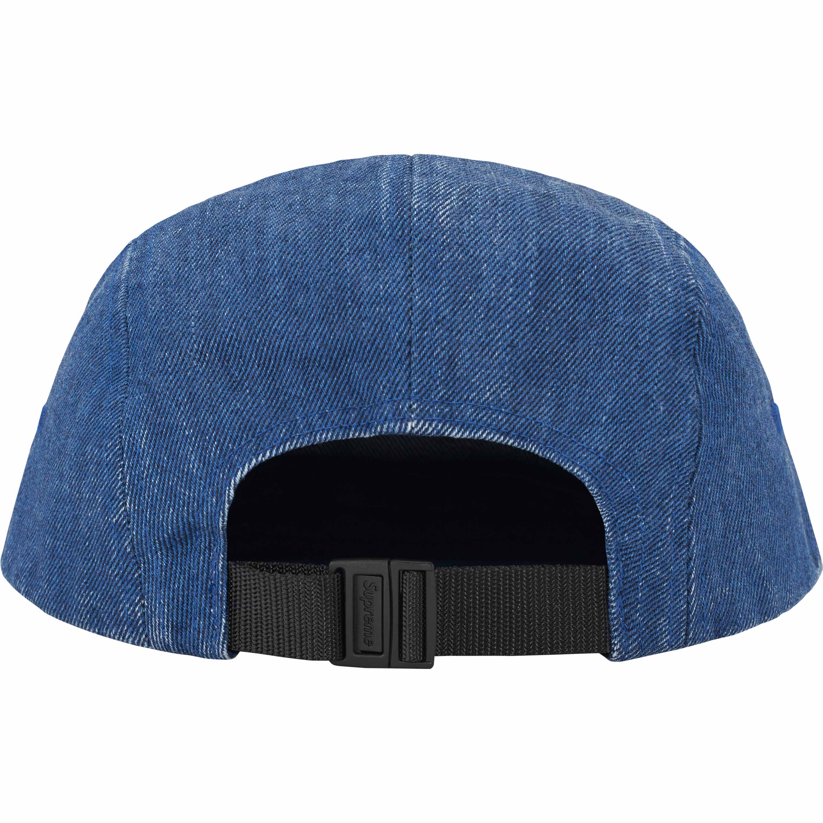 Supreme Coated Denim Camp Cap Royal Blue - Stylish Streetwear Hat for Men & Women | Perfect for Urban Fashion, Outdoor Adventures & Hip-Hop Style