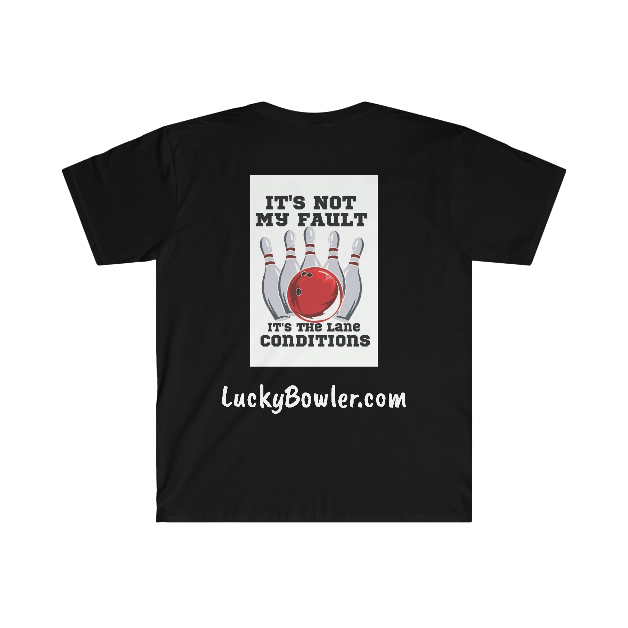 Lucky Tee #1 - Funny 'Not My Fault' Graphic T-Shirt for Men & Women | Trendy Casual Cotton Tee for Everyday Wear, Parties & Gifts