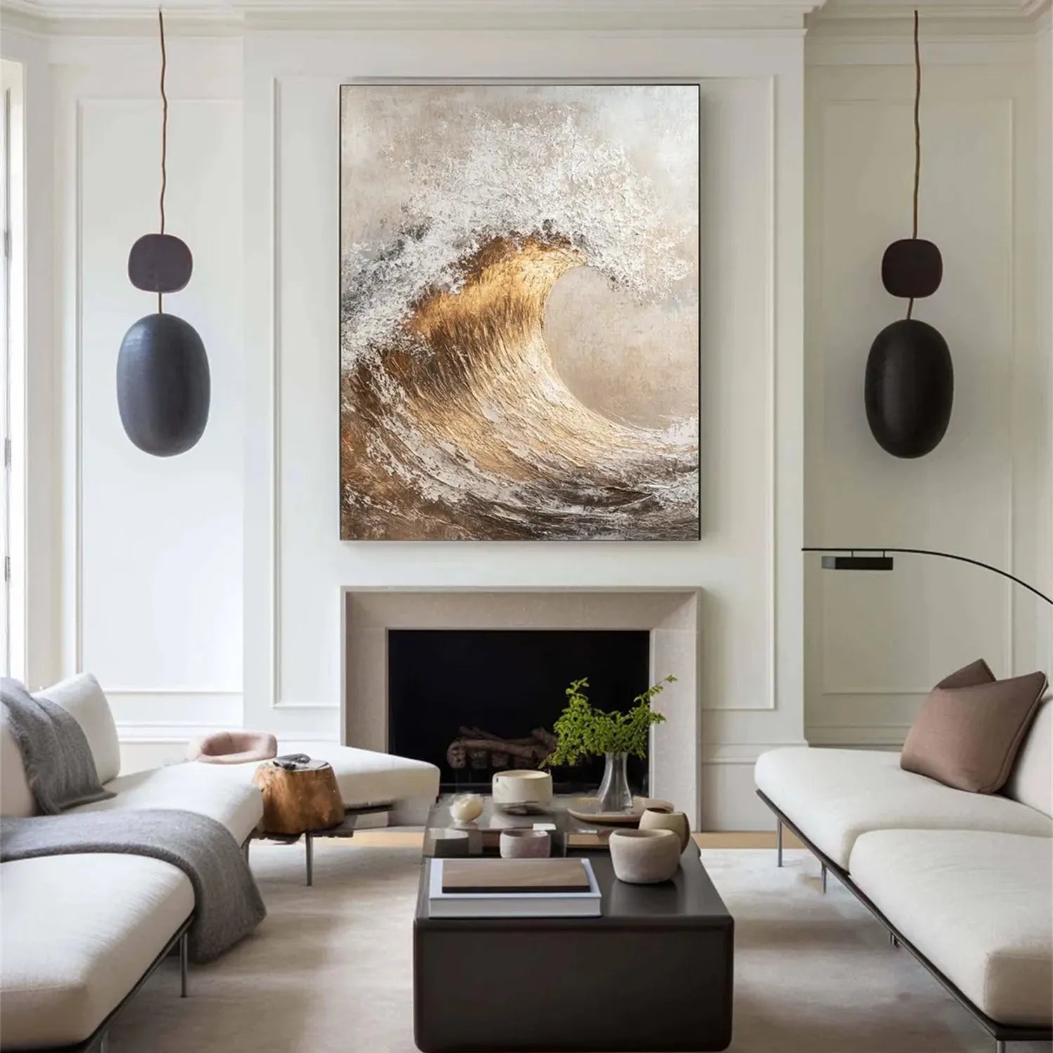 Ocean and Sky Painting #OS 219 - Stunning Coastal Wall Art for Beach House Decor, Living Room & Office