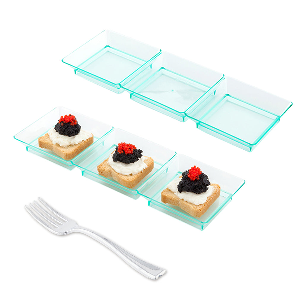 100-Pack Rectangle Seagreen 7.5