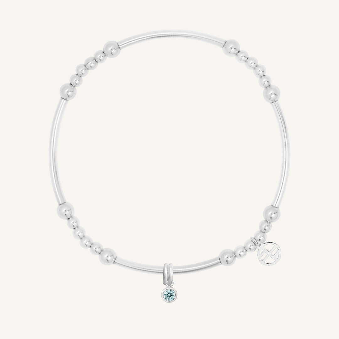 Birthstone Bracelet for Women - Personalized Aura Crystal Jewelry for Gifts, Healing & Spiritual Energy - Perfect for Birthdays, Anniversaries & Meditation