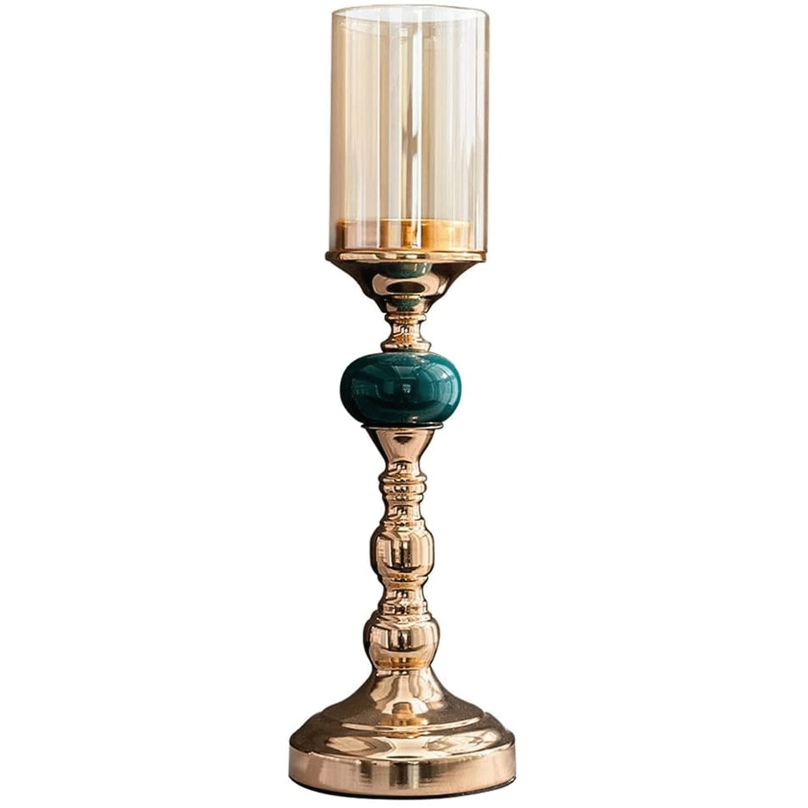 Skadler Elegant Metal Candle Holders Set - Decorative Candle Stands for Wedding, Dinner Party & Home Decor - Perfect for Romantic Candlelight Dinners, Fireplace Mantel & Housewarming Gifts