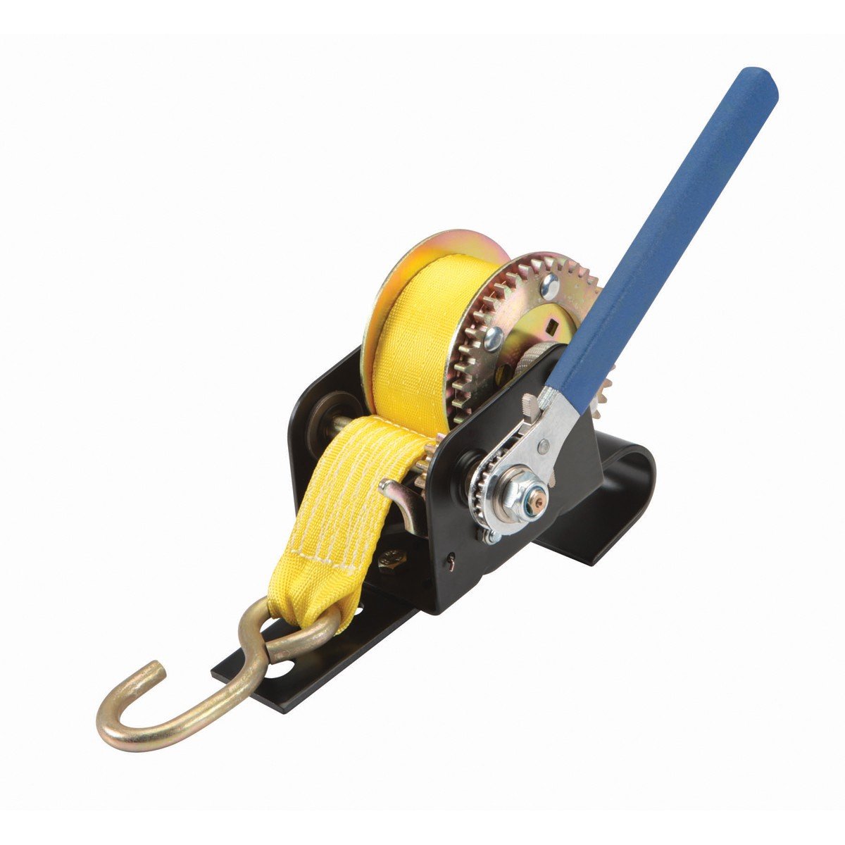 900 lb Capacity Heavy Duty Hand Winch - Manual Winch Puller for Lifting, Towing, and Hauling - Perfect for Garage, Boat, ATV, and Construction Use