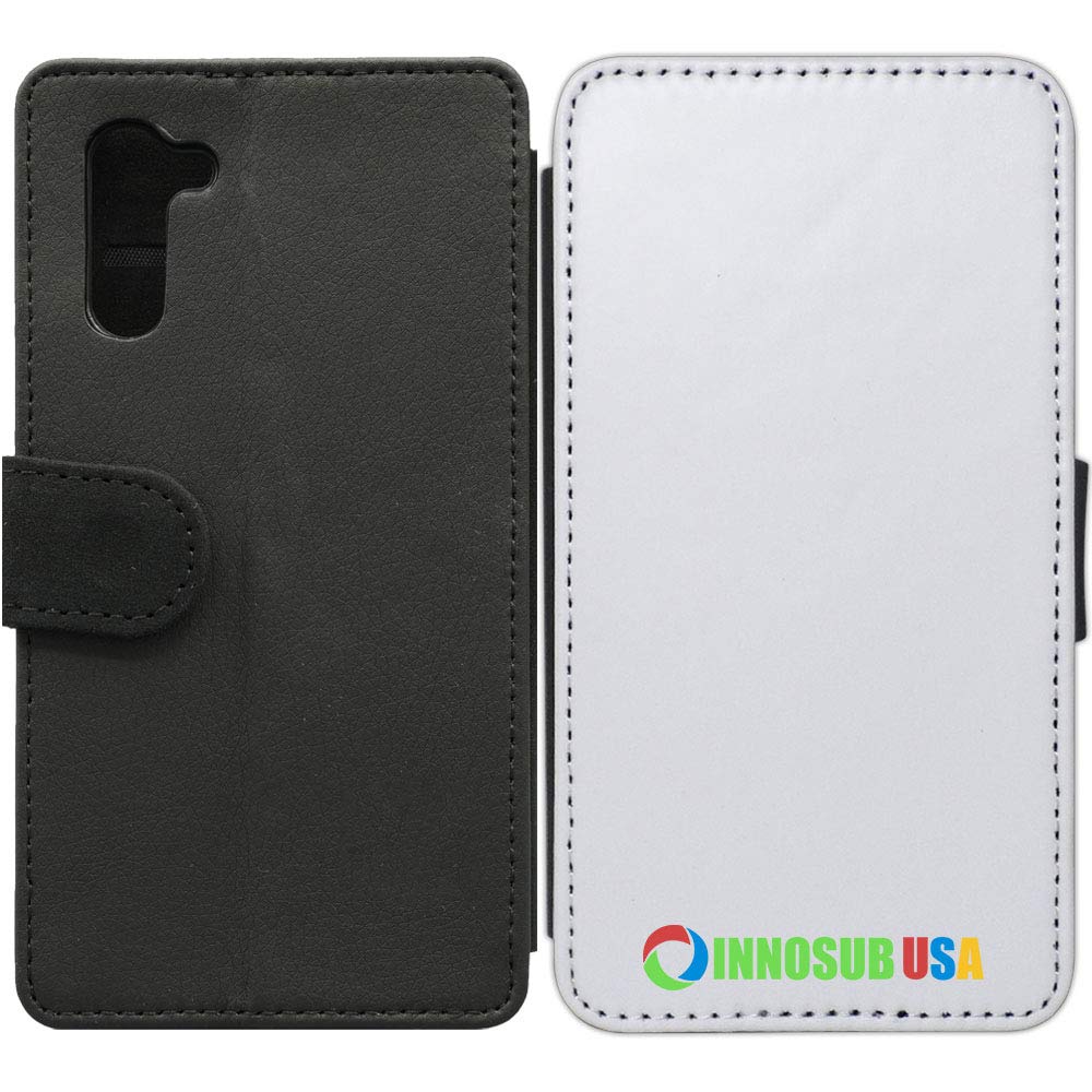 INNOSUB 5-Pack Sublimation Blank Wallet Flip Phone Cases for Samsung Galaxy Note 10 - 3 Credit Card Slots, Dye Sublimation Compatible, Printable Phone Cover (Made in USA) - Perfect for Custom Gifts, Photo Printing & Personal Accessories