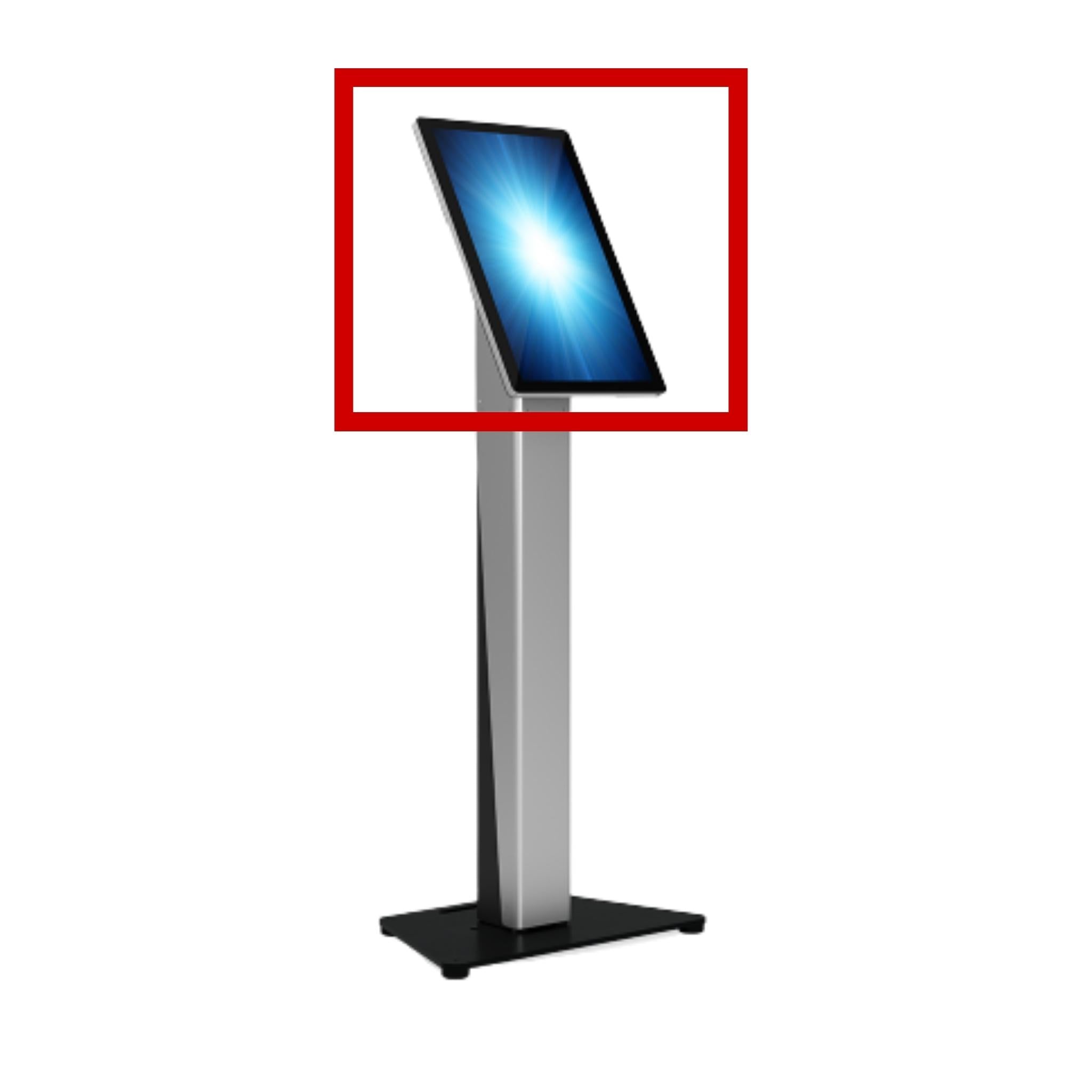 Elo Slim Self Service Floor Stand - Adjustable Kiosk Stand for Retail, Hospitality & Healthcare - Perfect for Self-Checkout, Wayfinding & Digital Signage