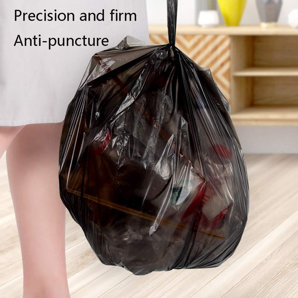 Premium Heavy-Duty Trash Bags - 5 Rolls, 3 Colors, Extra Thick & Large Kitchen Garbage Bags for Waste Bin Liners - Affordable Household Essentials for Kitchen, Bathroom & Office Use