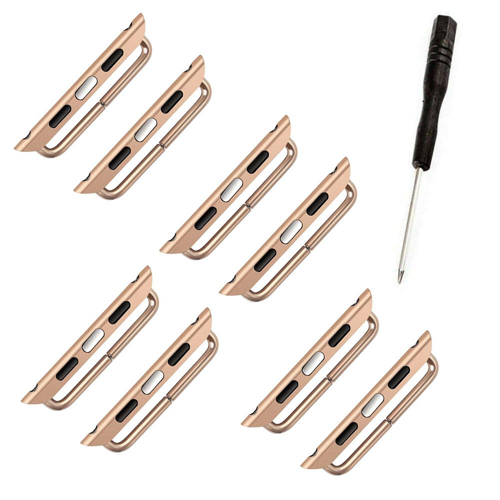 4 Pack Watch Band Connector Kit - Universal Watch Strap Adapter with Replacement Tool | Compatible with Most Smartwatches & Fitness Trackers | Perfect for DIY Watch Repair & Customization