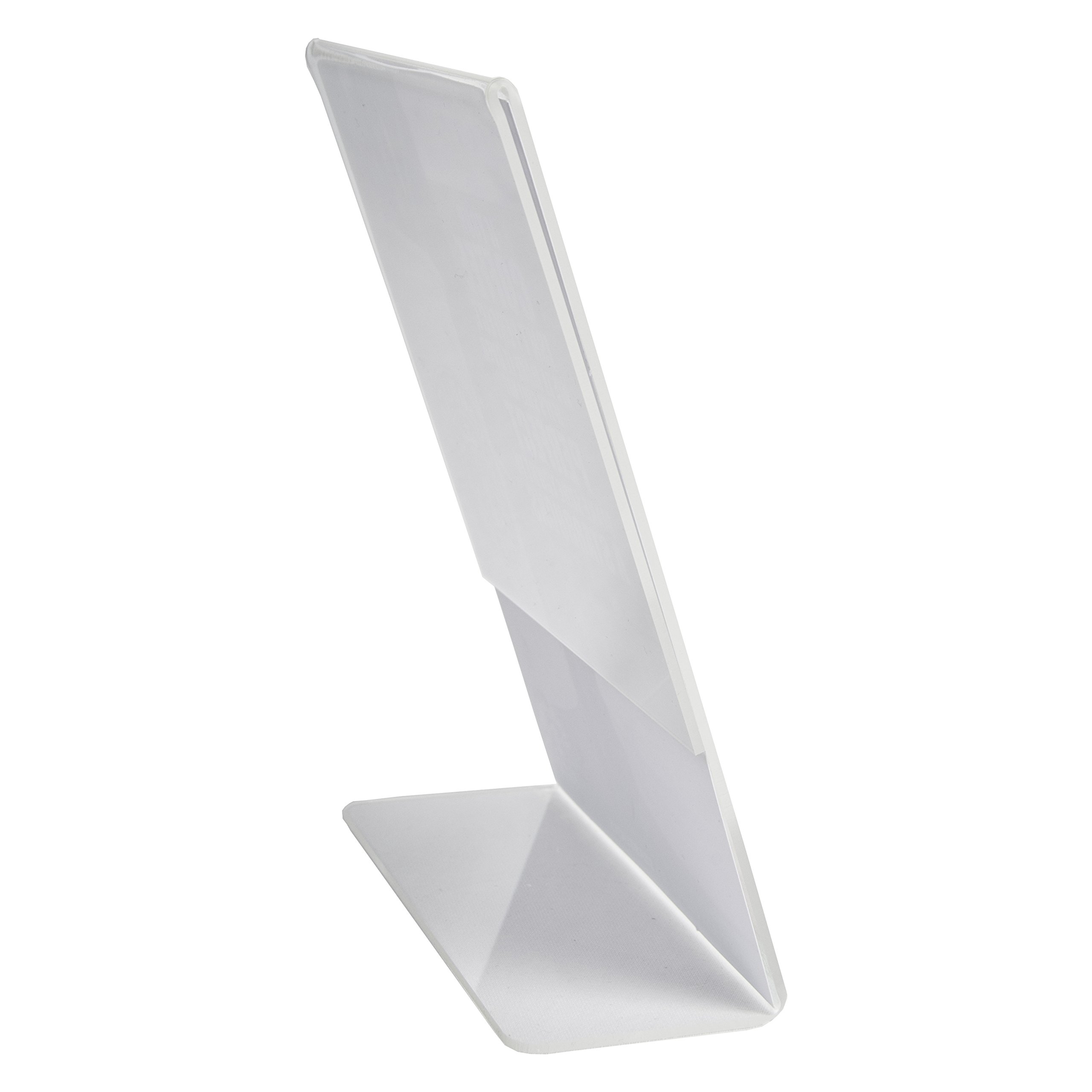 Clear-Ad LHA-8514 Acrylic Slanted Sign Holder 8.5
