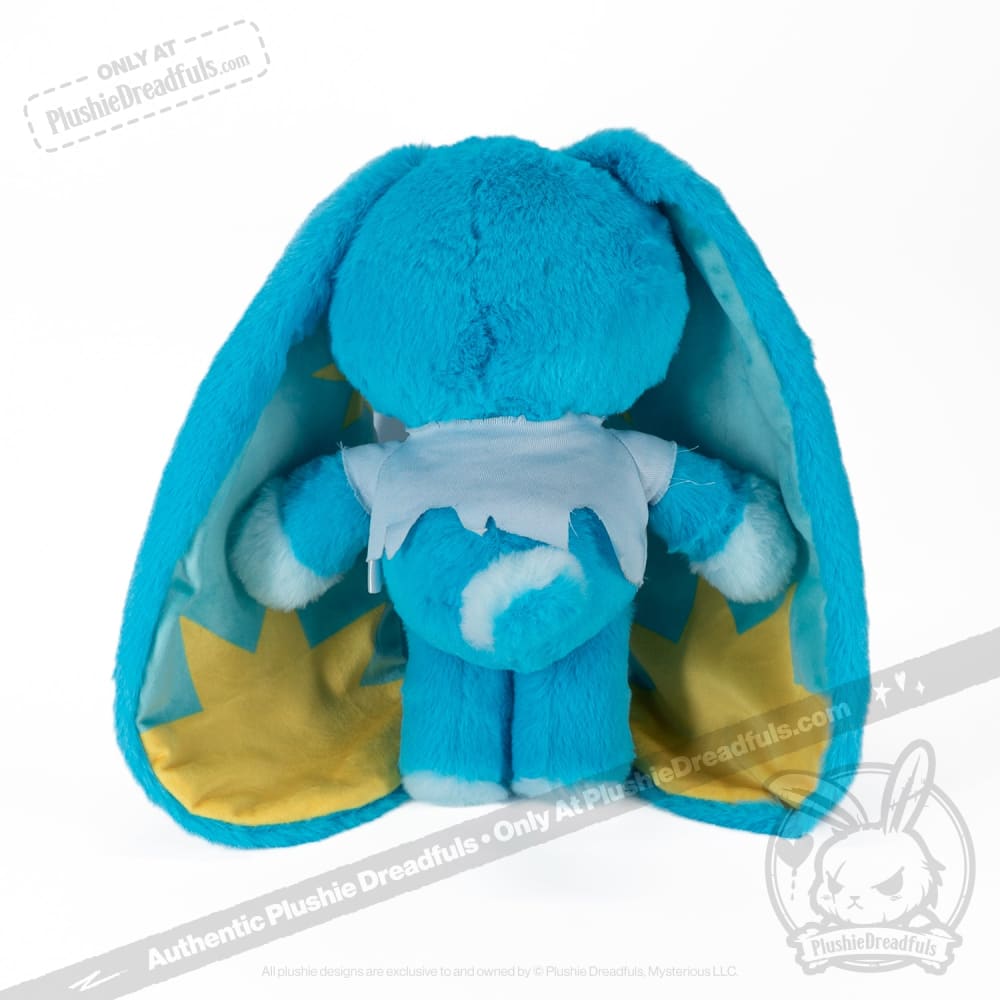 Plushie Dreadfuls Crashing Out Cowbun Rabbit - Soft Stuffed Animal Toy for Kids, Cute Bunny Plushie for Cuddling, Gifts & Nursery Decor | Perfect for Bedtime, Playtime & Anxiety Relief