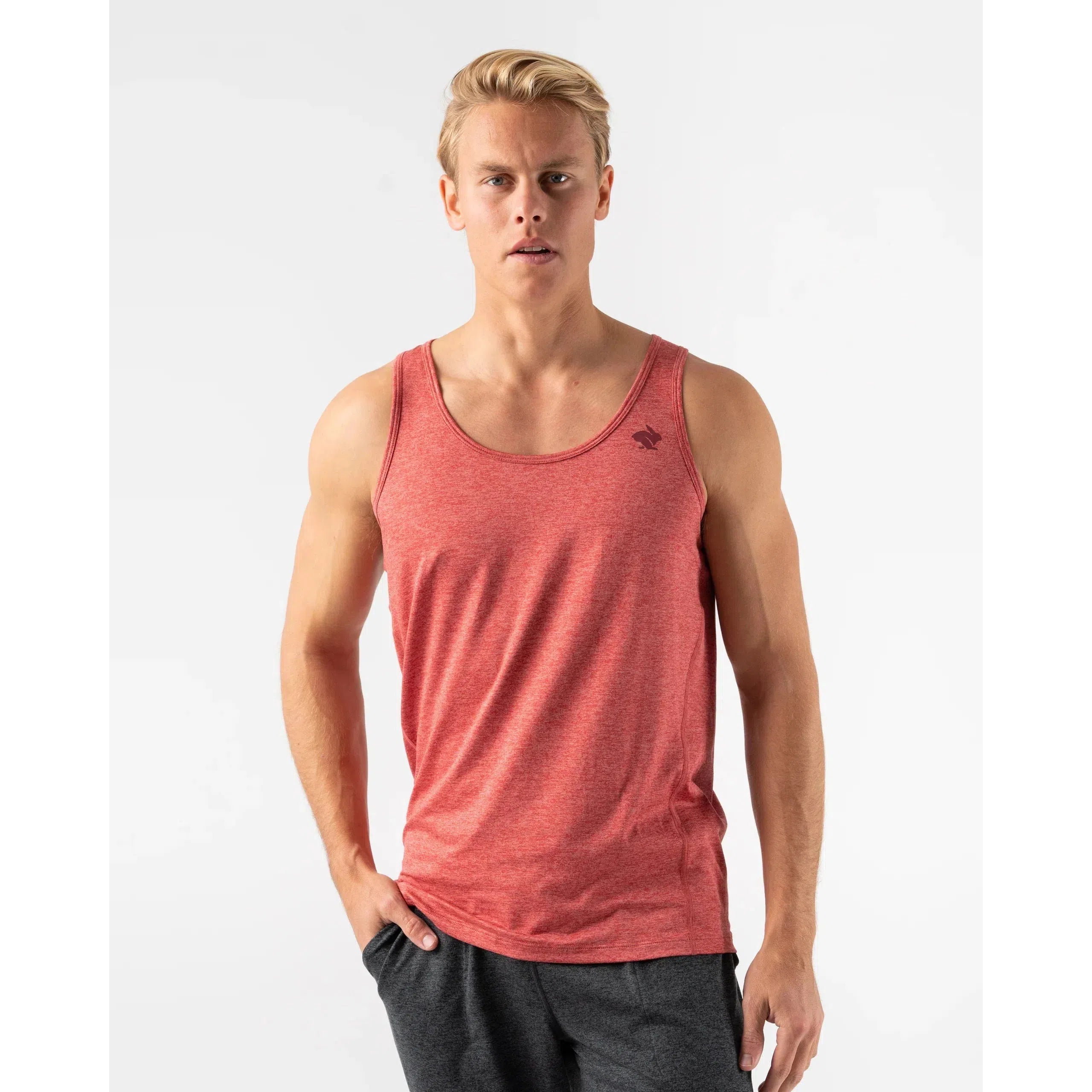 Men's Rabbit EZ Tank Top - Soft Breathable Cotton Casual Shirt for Summer - Perfect for Outdoor Activities, Beach Wear & Gym Workouts