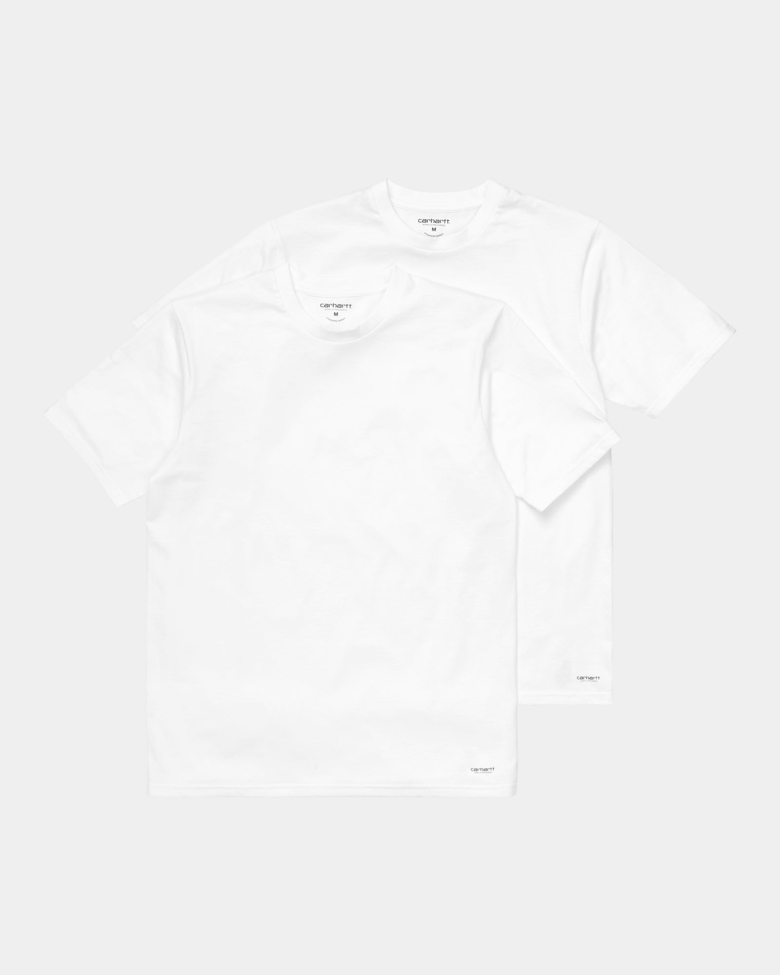 Premium Cotton Crew Neck T-Shirts (2-Pack) - Soft Basic Tees for Men & Women | White & White Combo | Casual Wear, Layering & Everyday Outfits