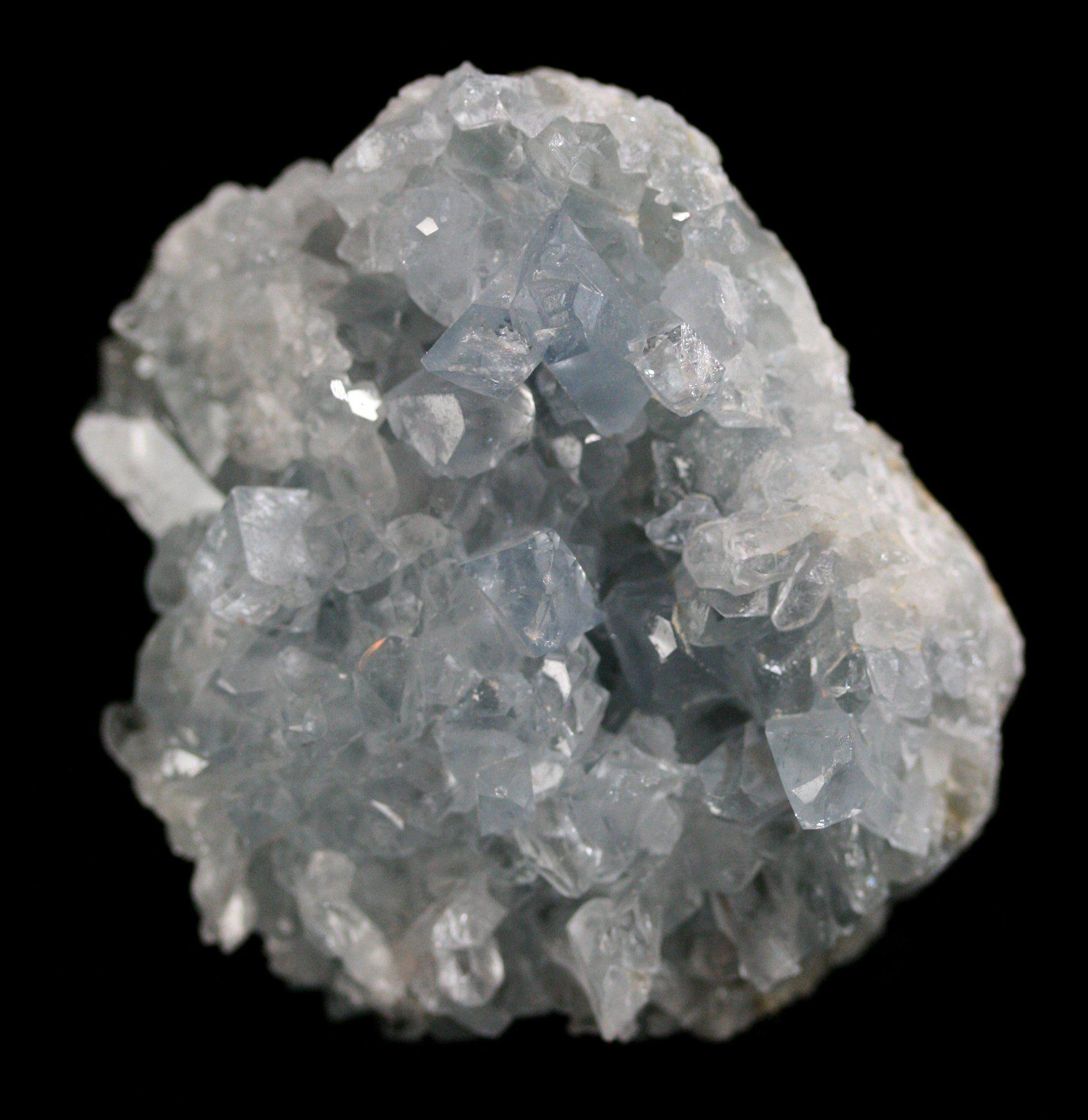 Natural Celestite Crystal Cluster - Healing Stone for Meditation, Stress Relief & Positive Energy - Perfect for Home Decor, Office & Spiritual Practices
