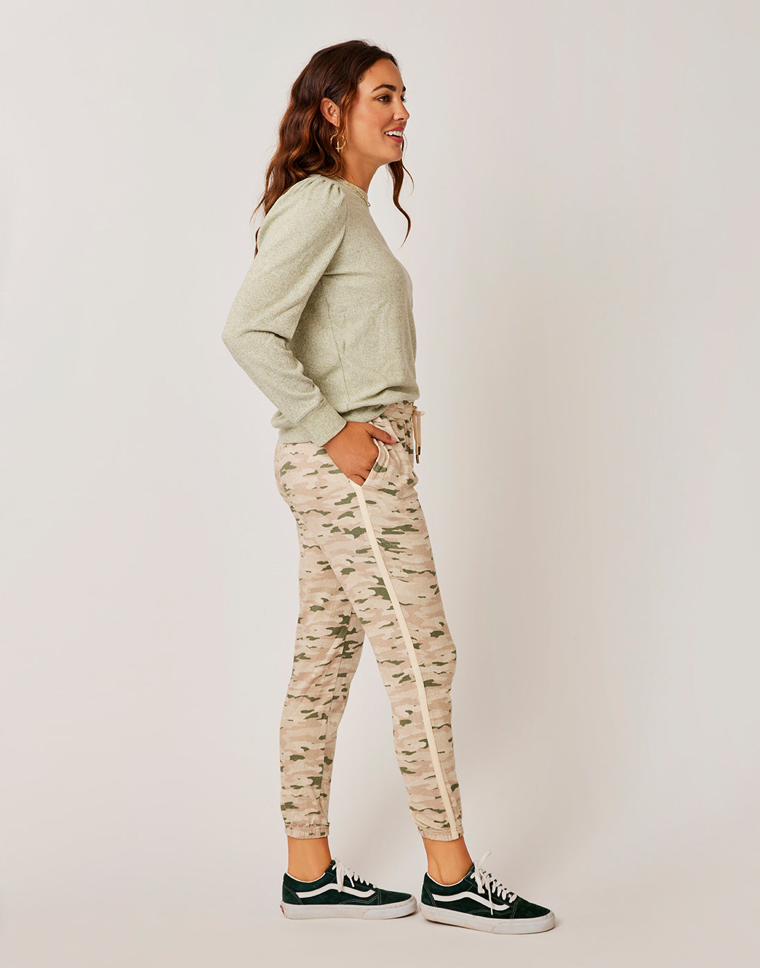 Chelsea Jogger Pants - Birch Camo Print Women's Athletic Joggers | Final Sale | Perfect for Yoga, Running & Casual Wear