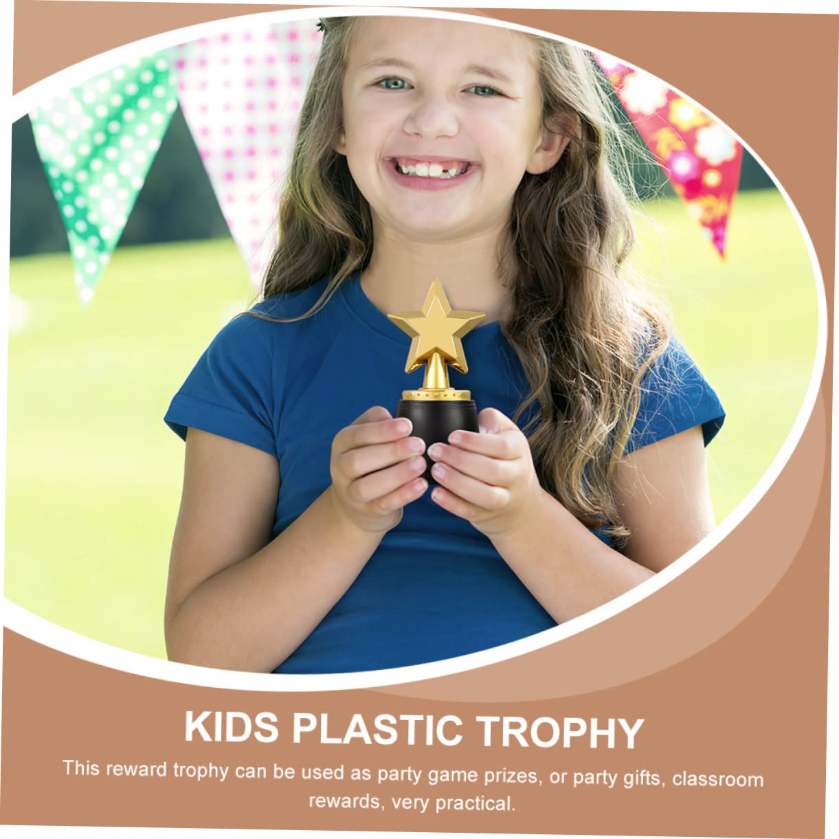 Kids Sports Trophy Set - 12 Pack Plastic Award Trophies for Children's Games, Competitions & Party Prizes | Perfect for Soccer, Basketball, Baseball Tournaments & School Award Ceremonies