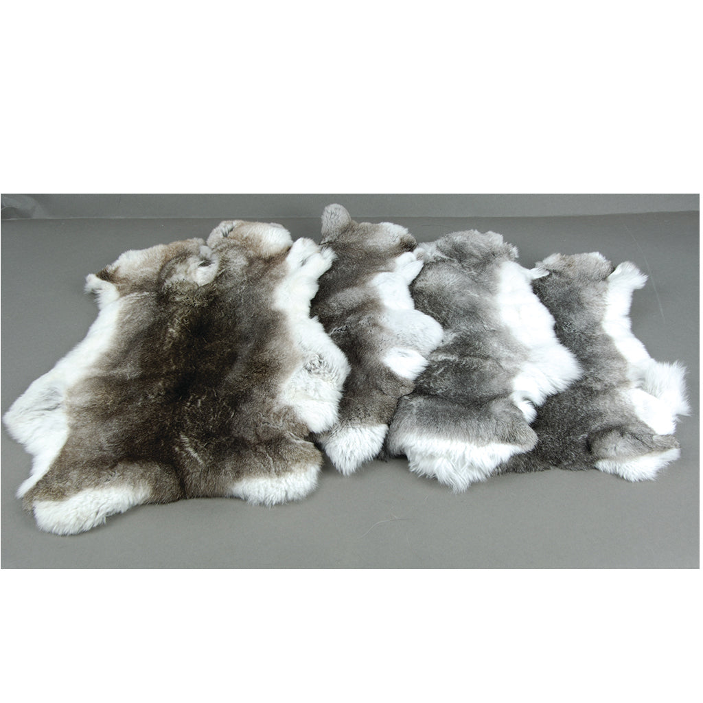 Premium Rex Rabbit Fur Blanket - Soft Chinchilla Grey Luxury Throw for Cozy Home Decor & Winter Warmth - Perfect for Sofa, Bed, and Gift Giving