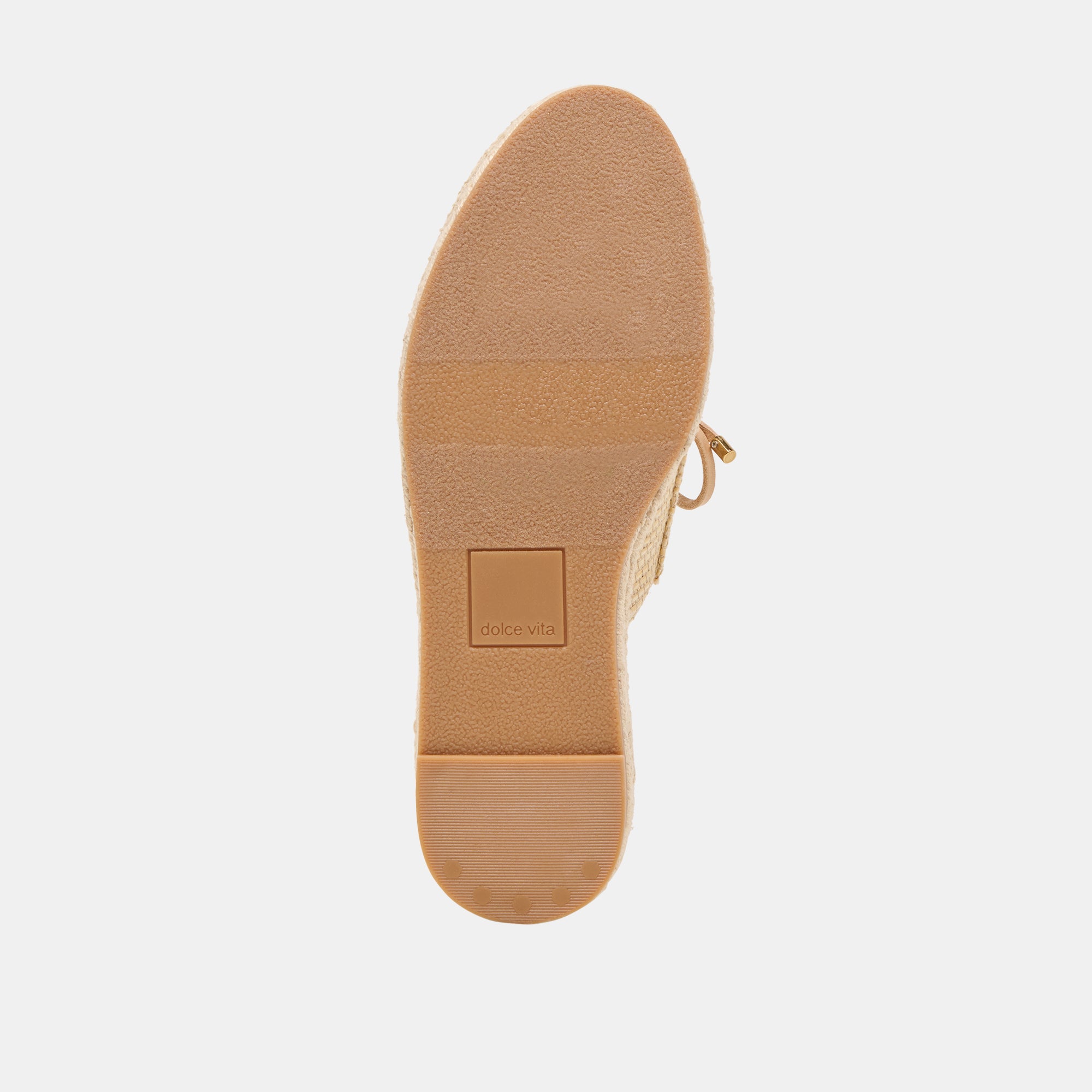 HATIE FLATS NATURAL RAFFIA - Women's Comfortable Summer Sandals for Beach, Vacation & Casual Outings