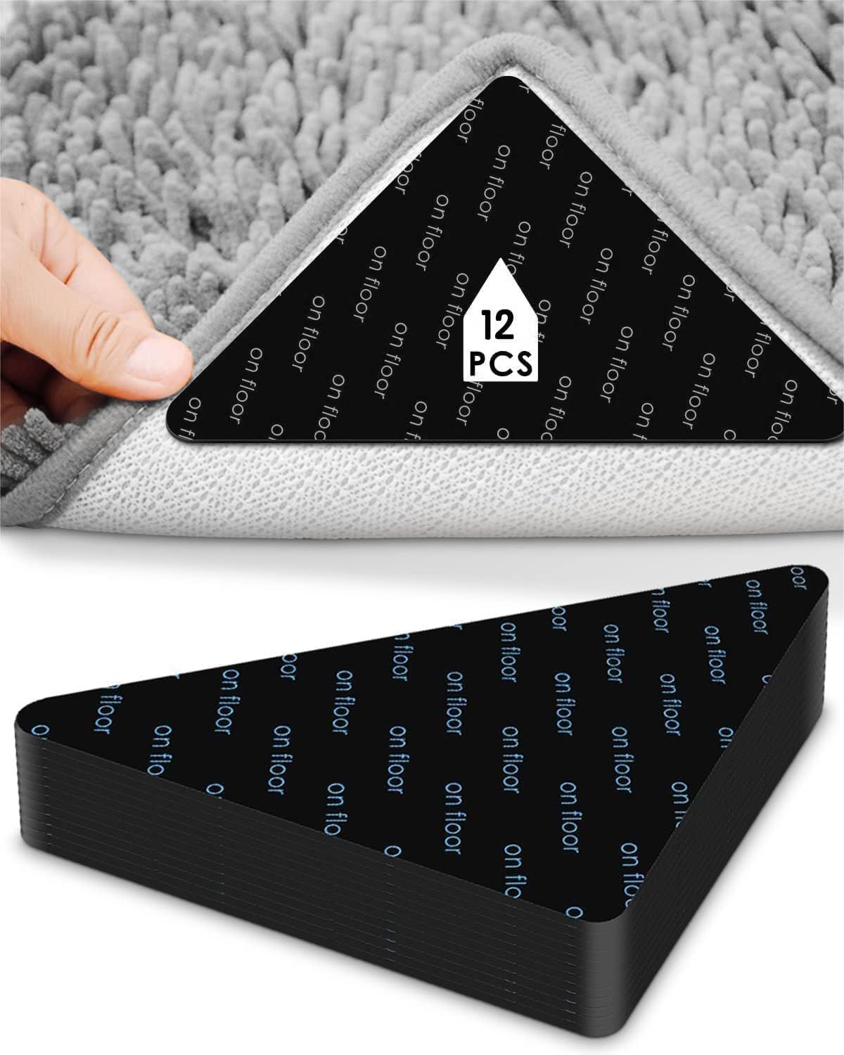 Non-Slip Rug Pads Grippers - Premium Anti-Skid Rug Underlay for Hardwood Floors & Tile - Perfect for Living Room, Bedroom & High-Traffic Areas