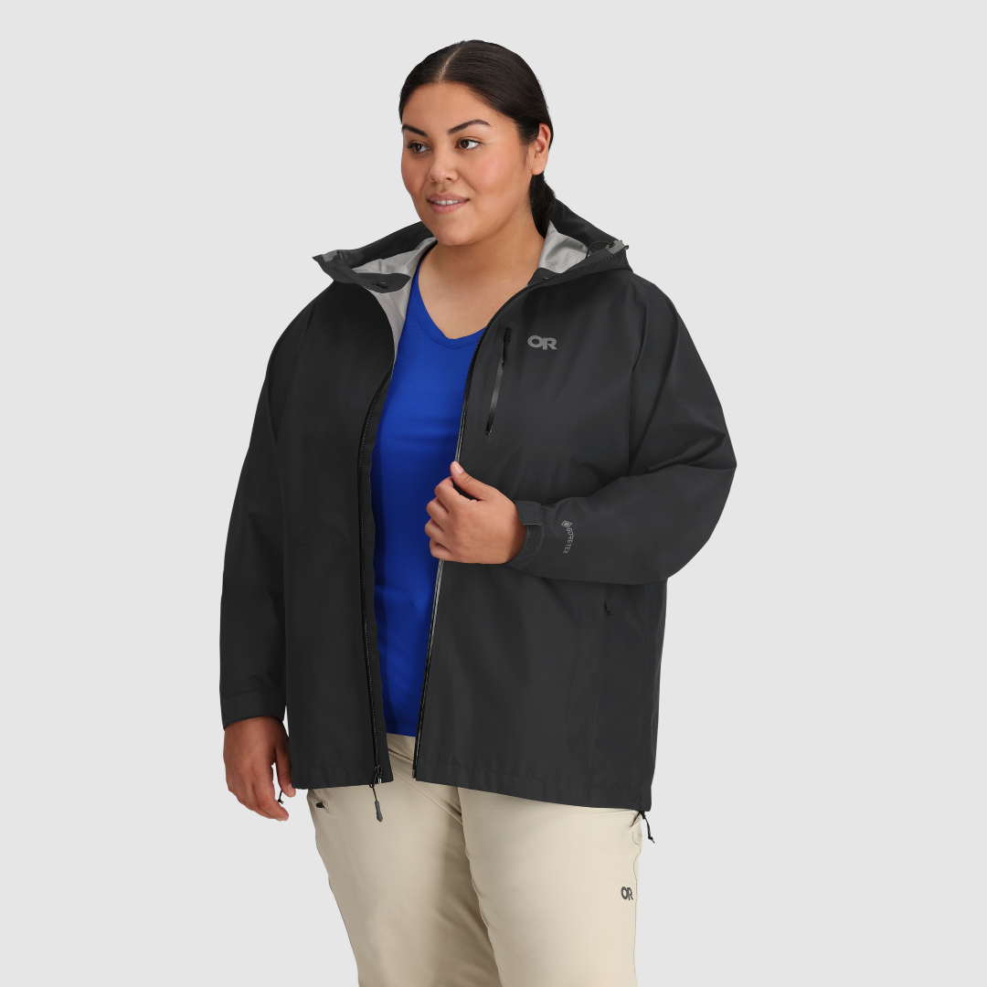 Aspire II Jacket for Women - Lightweight Waterproof Windbreaker with Hood - Perfect for Hiking, Running & Outdoor Activities
