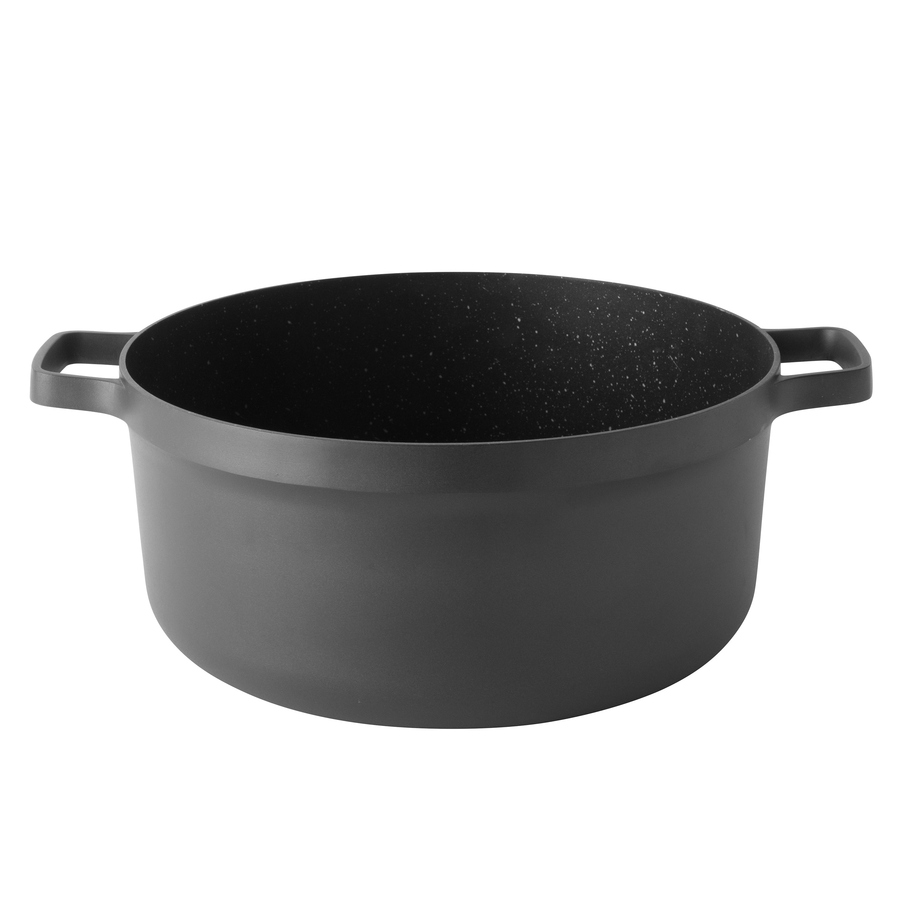 BergHOFF GEM 12-Piece Nonstick Cookware Set - Black Ceramic Coating, PFOA-Free, Oven Safe to 400°F | Perfect for Frying, Sautéing & Everyday Cooking