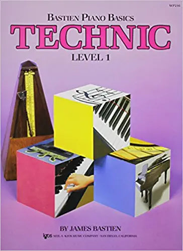 Bastien Piano Basics & Technic Level 1 - Beginner Piano Book for Kids & Adults | Perfect for Home Practice, Music Lessons & Self-Study
