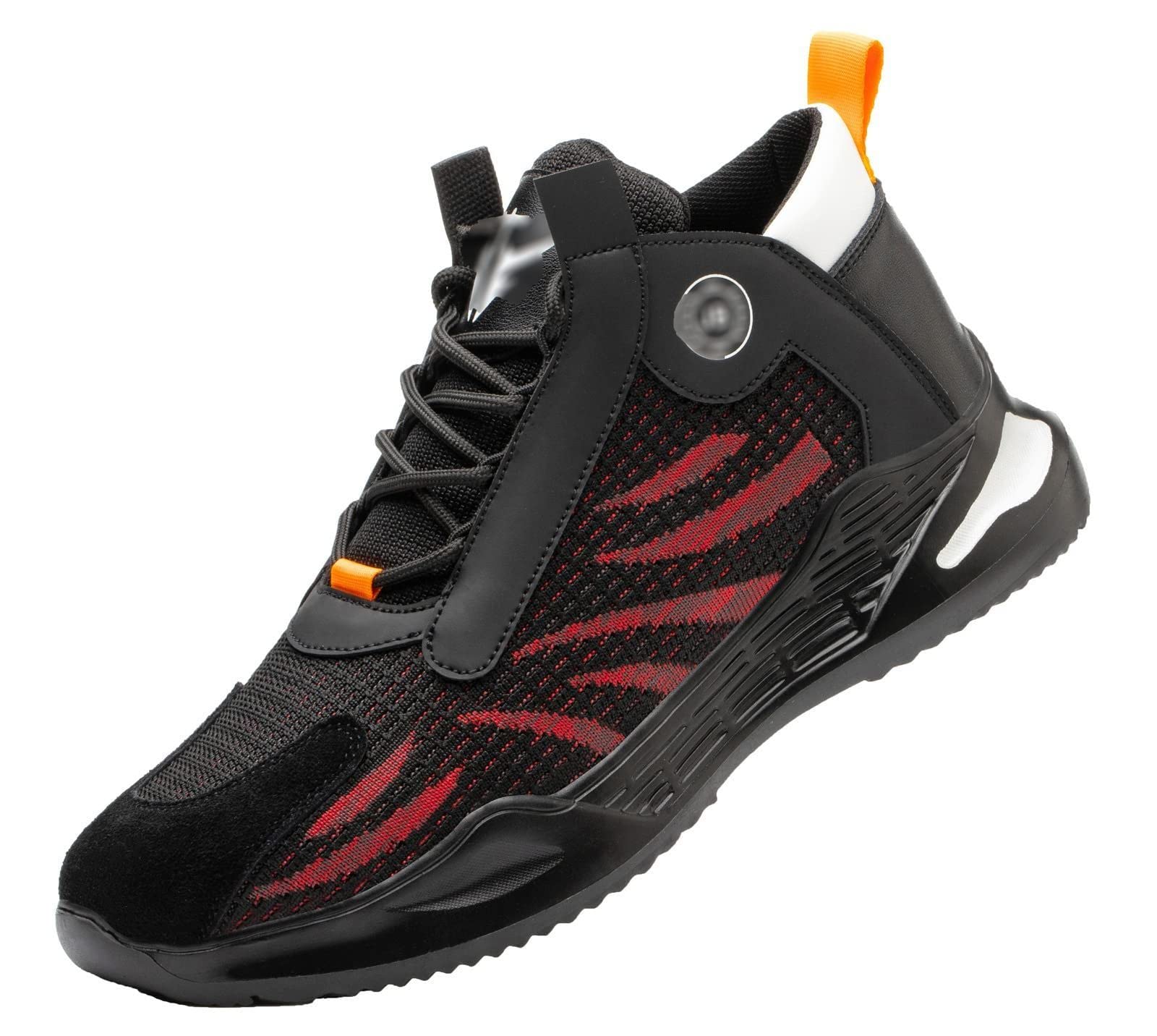 XMJFDMAI Steel Toe Work Shoes - Non-Slip, Puncture Proof Safety Trainers for Industrial & Construction | Durable, Comfortable & Wear Resistant | Perfect for Warehouse, Factory & Heavy Duty Jobs