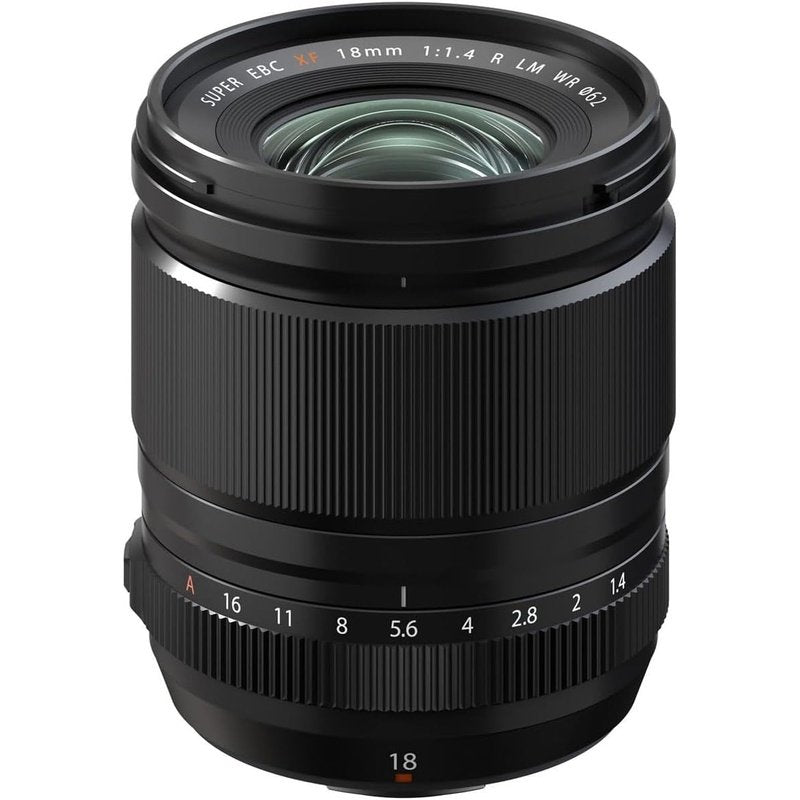Fujifilm XF 18mm f/1.4 R LM WR Lens - Ultra Wide Prime Lens for Fuji X-Mount Cameras | Fast f/1.4 Aperture, Weather Resistant | Perfect for Landscape, Street & Low Light Photography