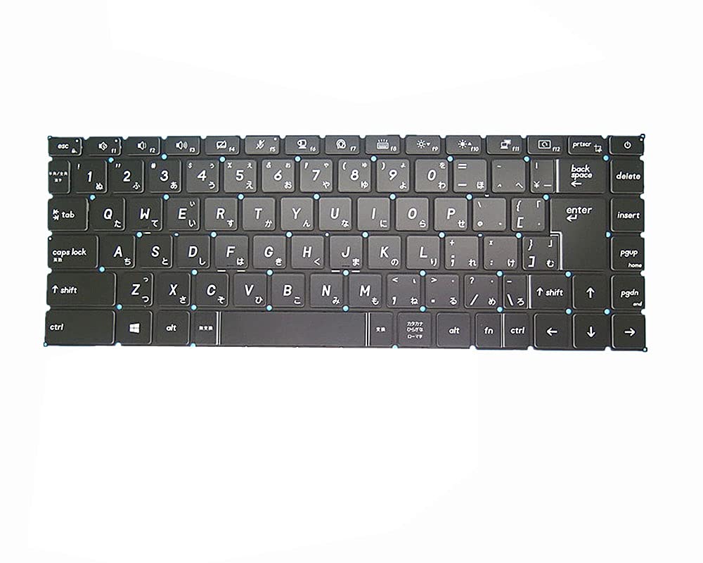 Backlit Keyboard for MSI Modern 15 A10M A10RAS A10RBS MS-1551 Laptop - Japanese Layout - Perfect for Gaming, Coding & Nighttime Use